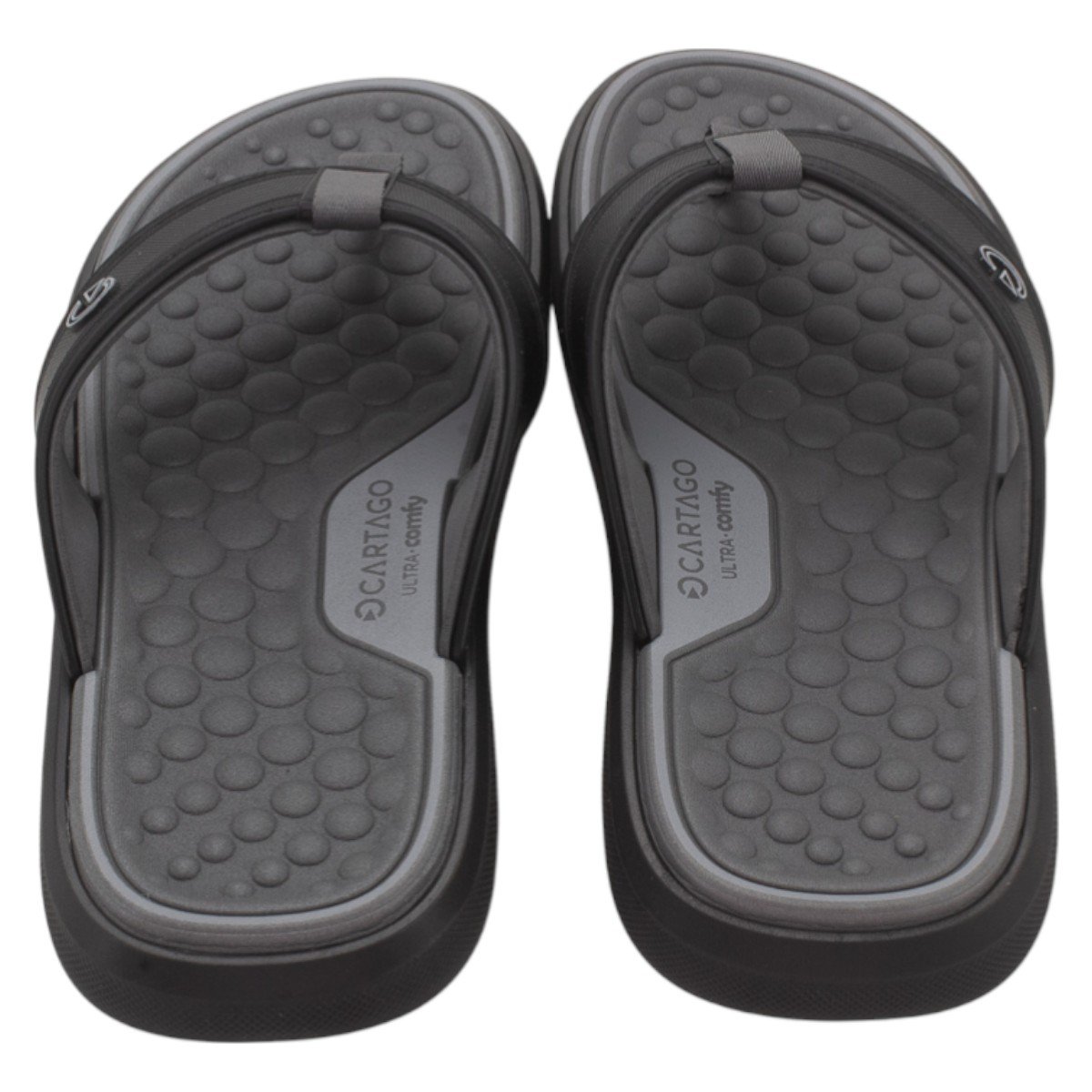 Chinelo Masculino Cartago Dubai - Cinza Preto 3