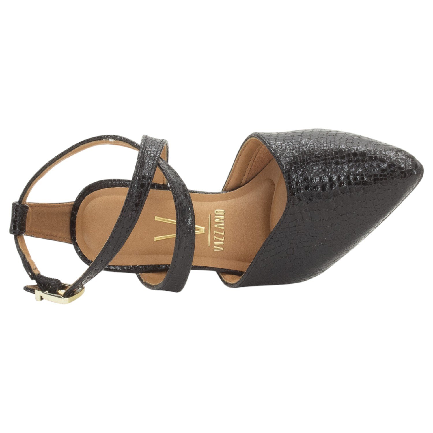 Scarpin Feminino Vizzano 1184.1716 - Preto Preto 5