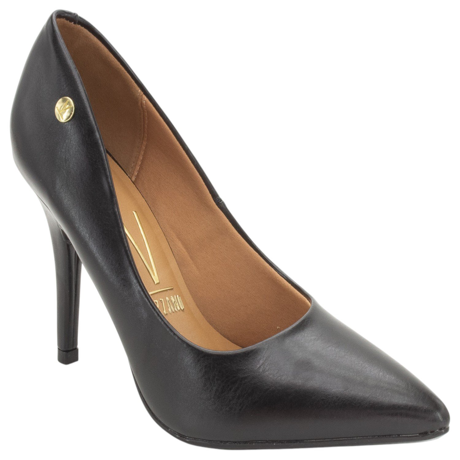 Scarpin Feminino Vizzano 1184.1101 - Preto Preto 2