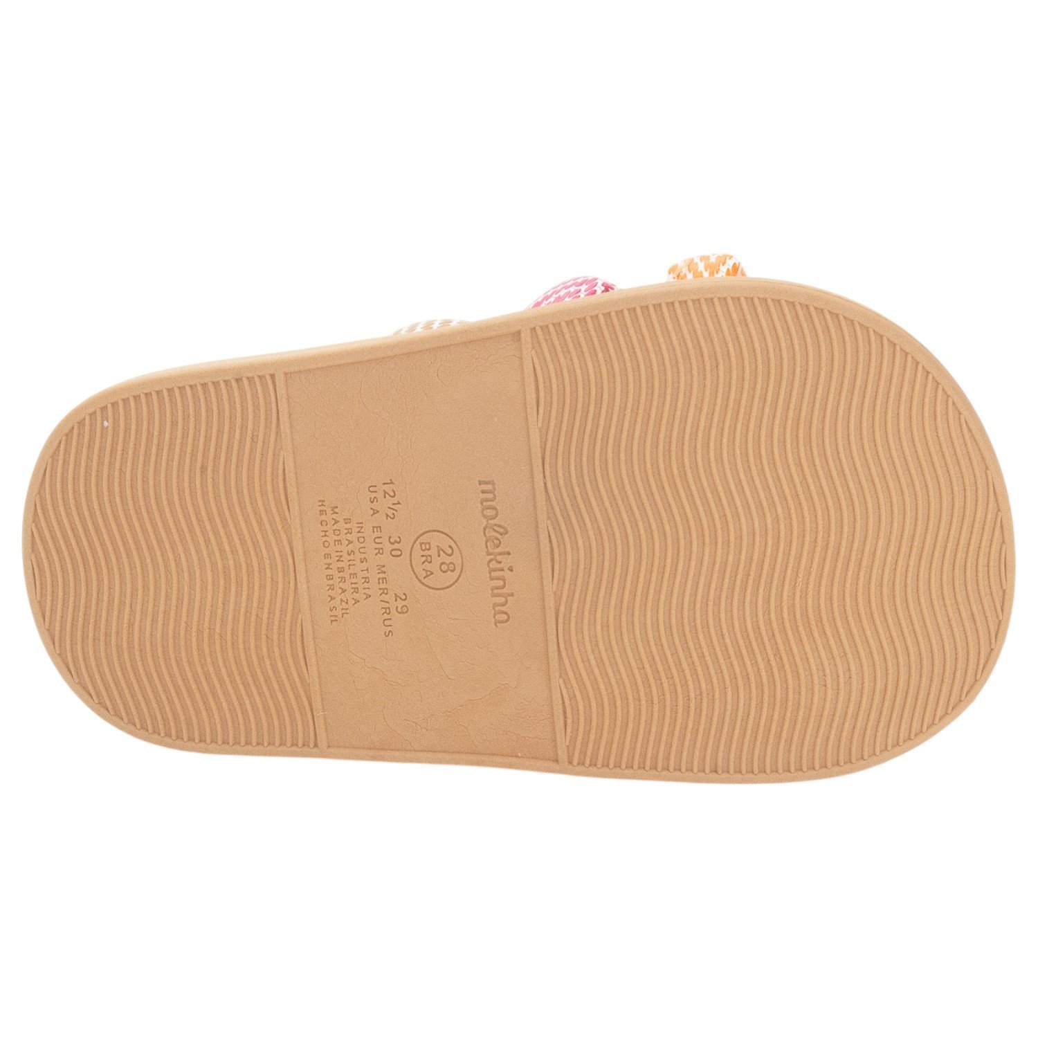 Chinelo Infantil Menina Molekinha 2358.115 - Nude Multicores 4