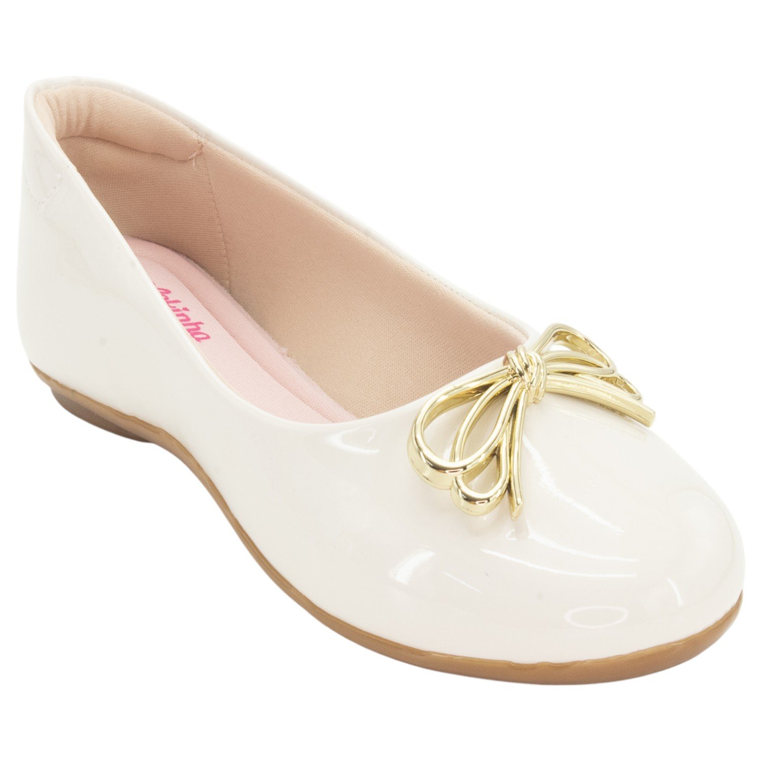 Sapatilha Infantil Menina Molekinha 2083.1142 - Off White Off White 2