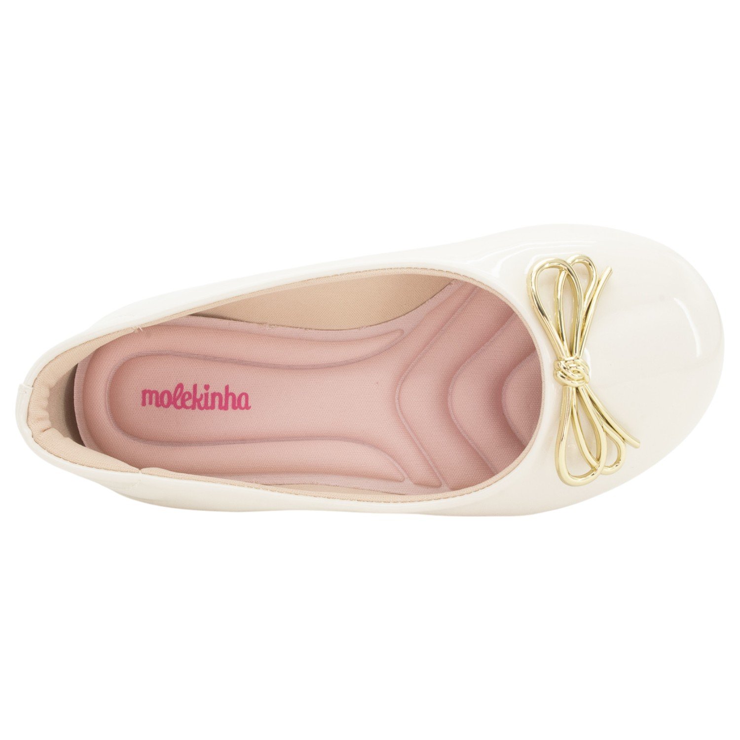 Sapatilha Infantil Menina Molekinha 2083.1142 - Off White Off White 5