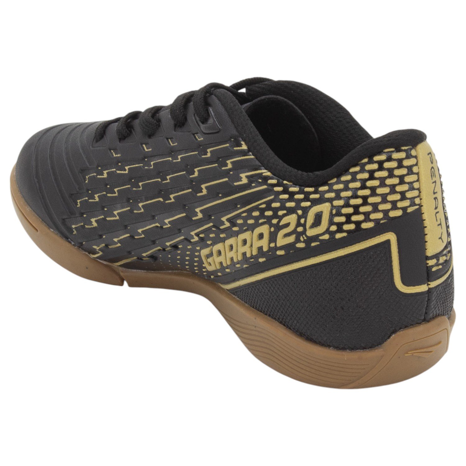 Chuteira Futsal Infantil Menino Penalty Garra Y-2.0 - Preto Preto 3