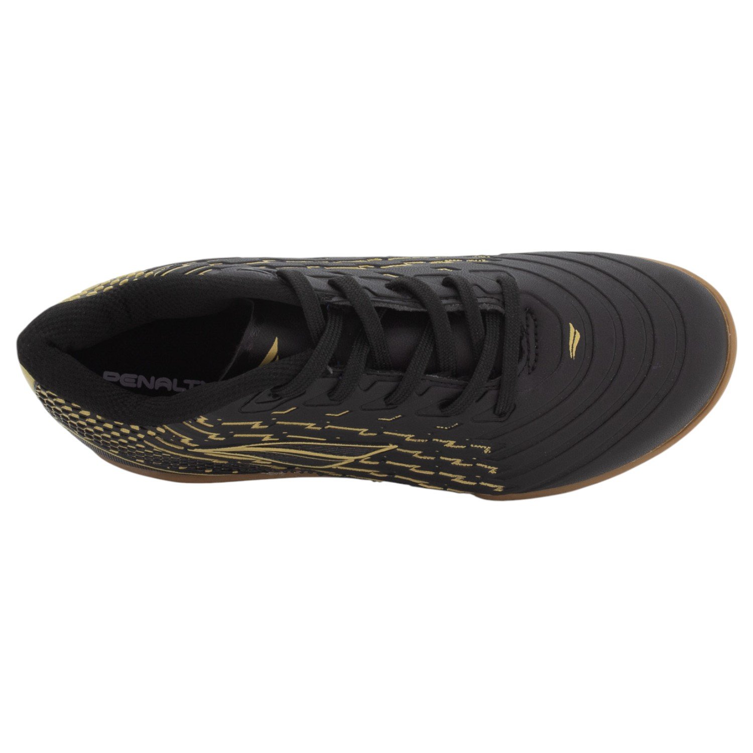 Chuteira Futsal Infantil Menino Penalty Garra Y-2.0 - Preto Preto 5