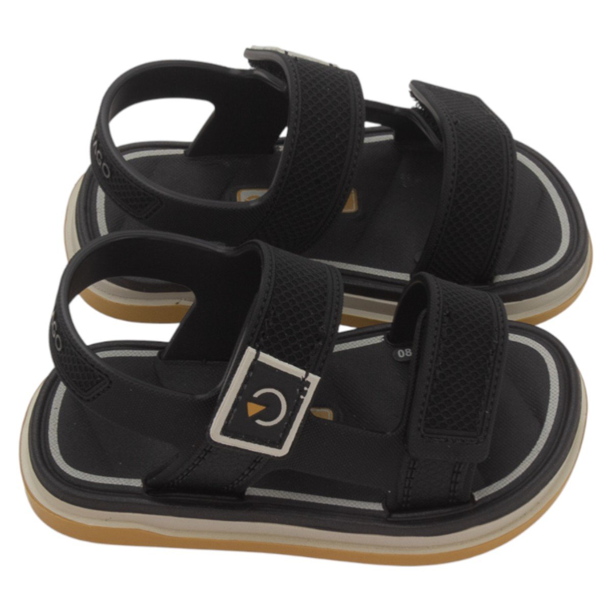 Sandália Infantil Menino Cartago Malaga Sport II - Preto Preto 2