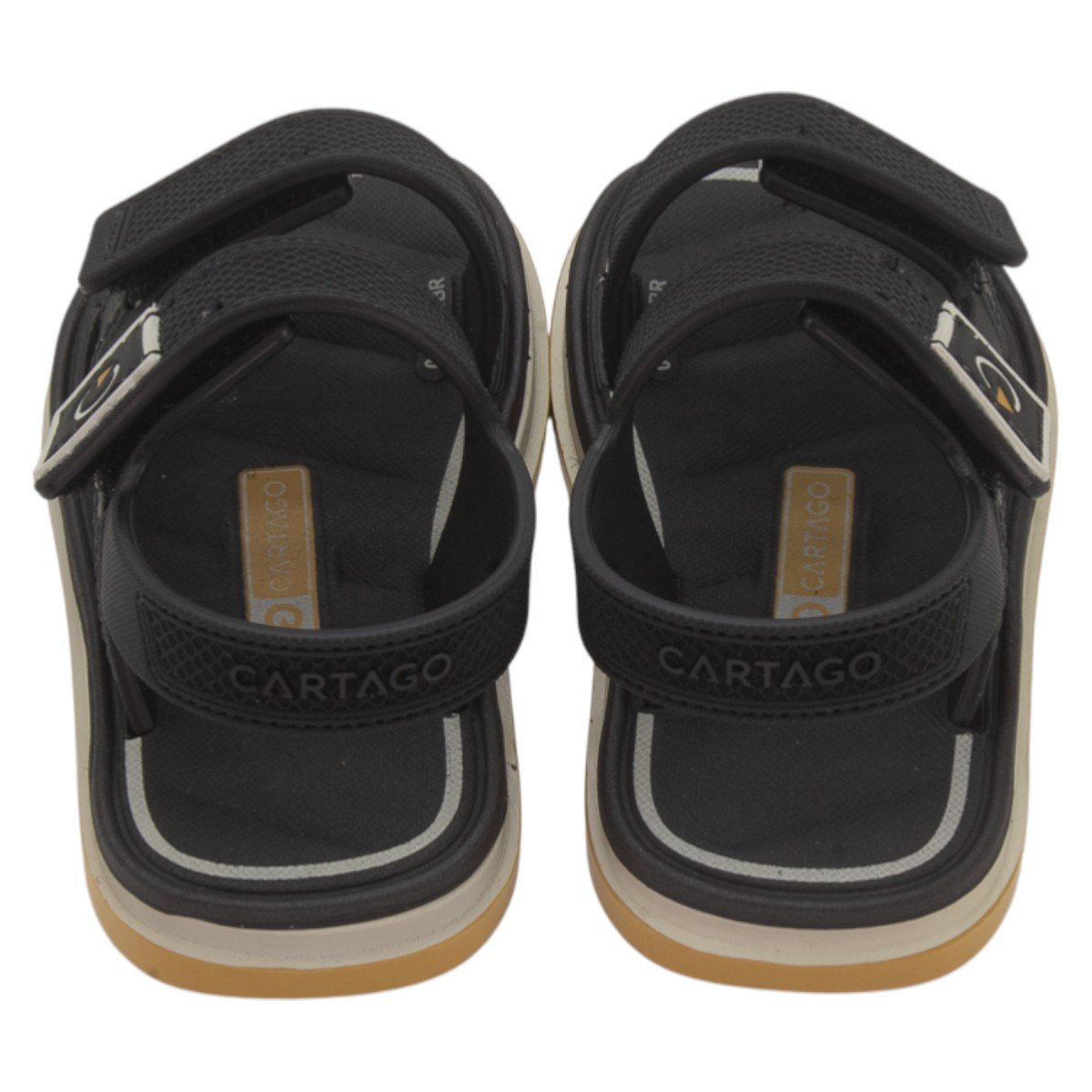 Sandália Infantil Menino Cartago Malaga Sport II - Preto Preto 3