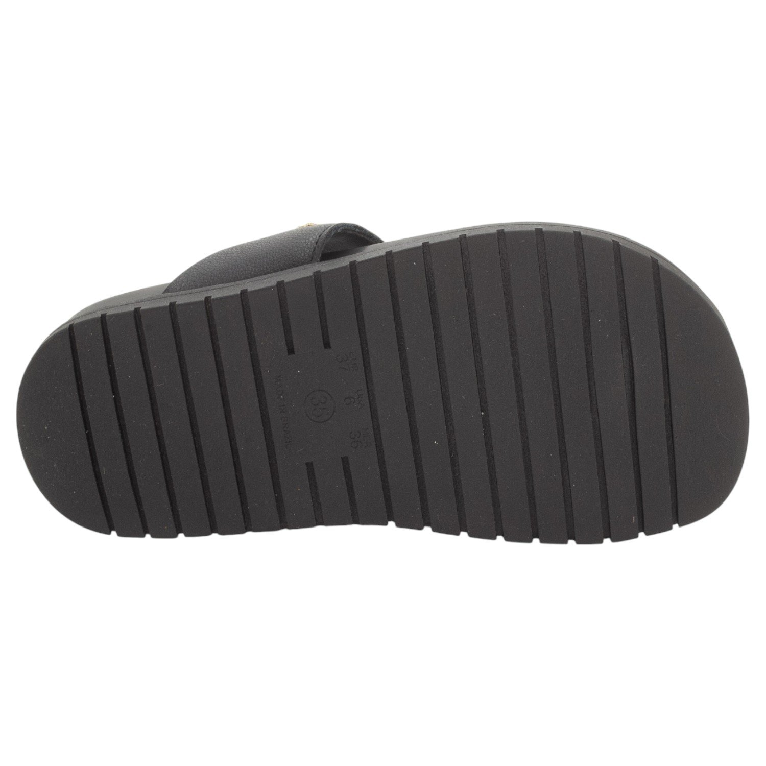 Papete Feminina Softli 10012.10271 - Preto Preto 4