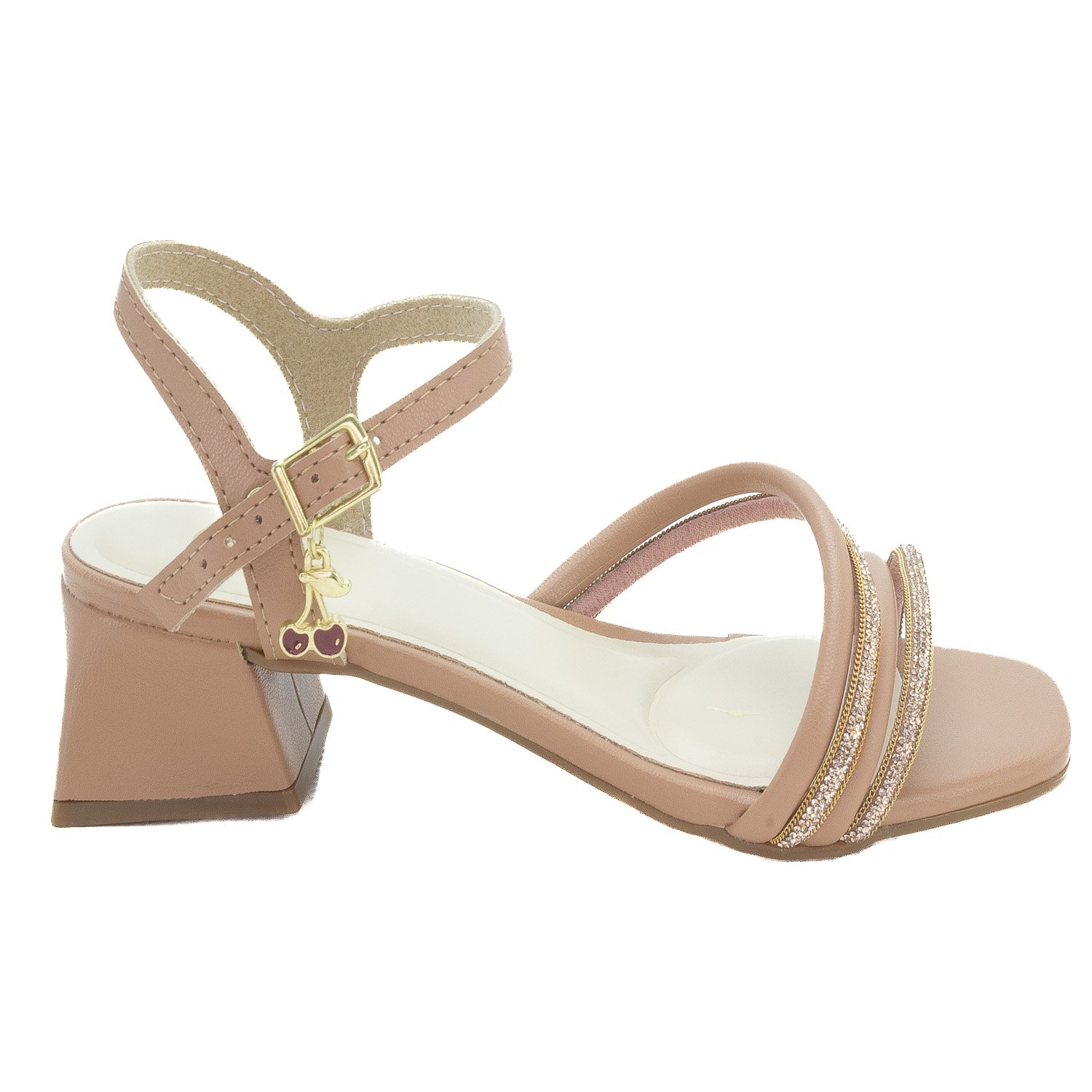 Sandália Infantil Menina Molekinha 2347.127 - Nude