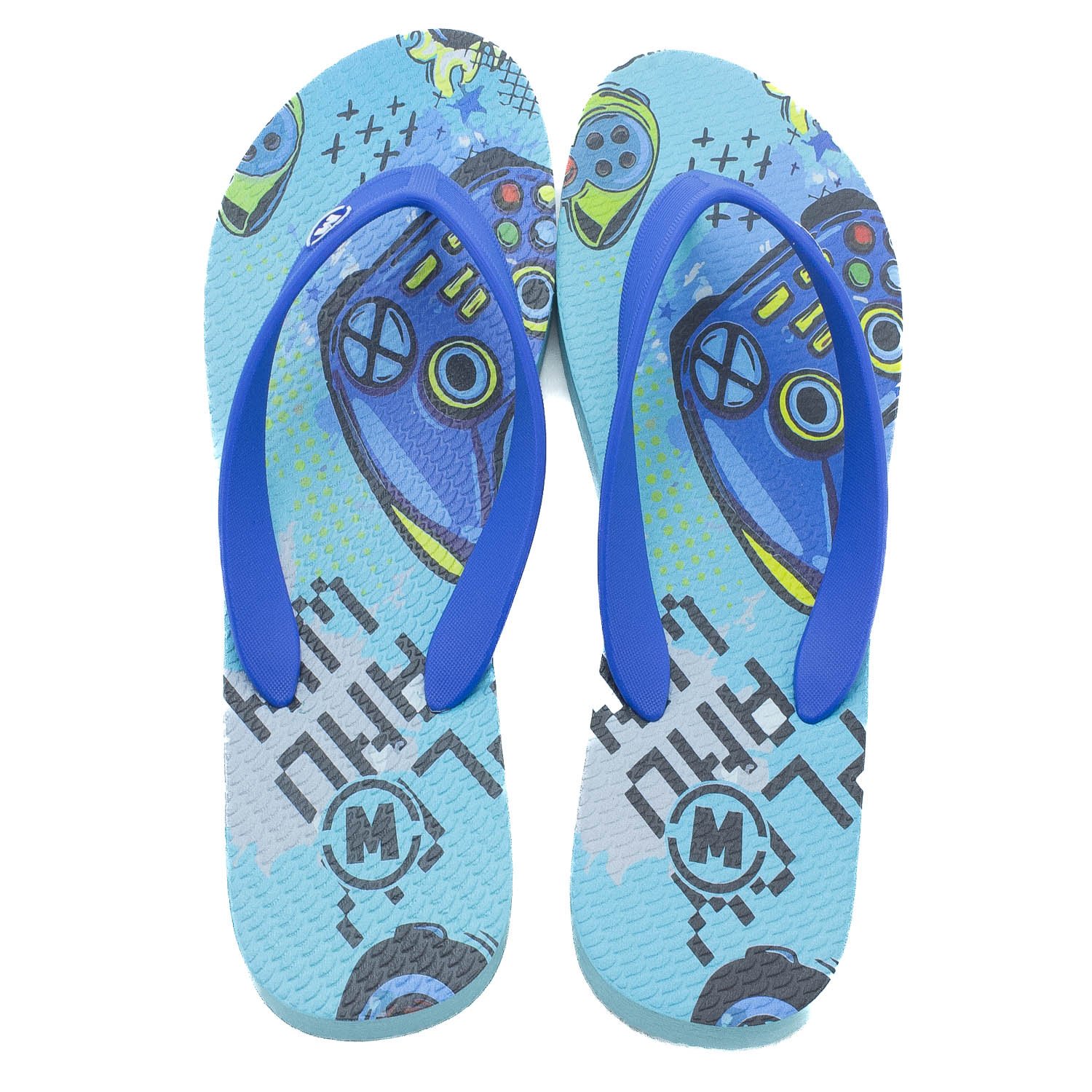 Chinelo Infantil Menino Molekinho 2428.201 - Azul Azul 3