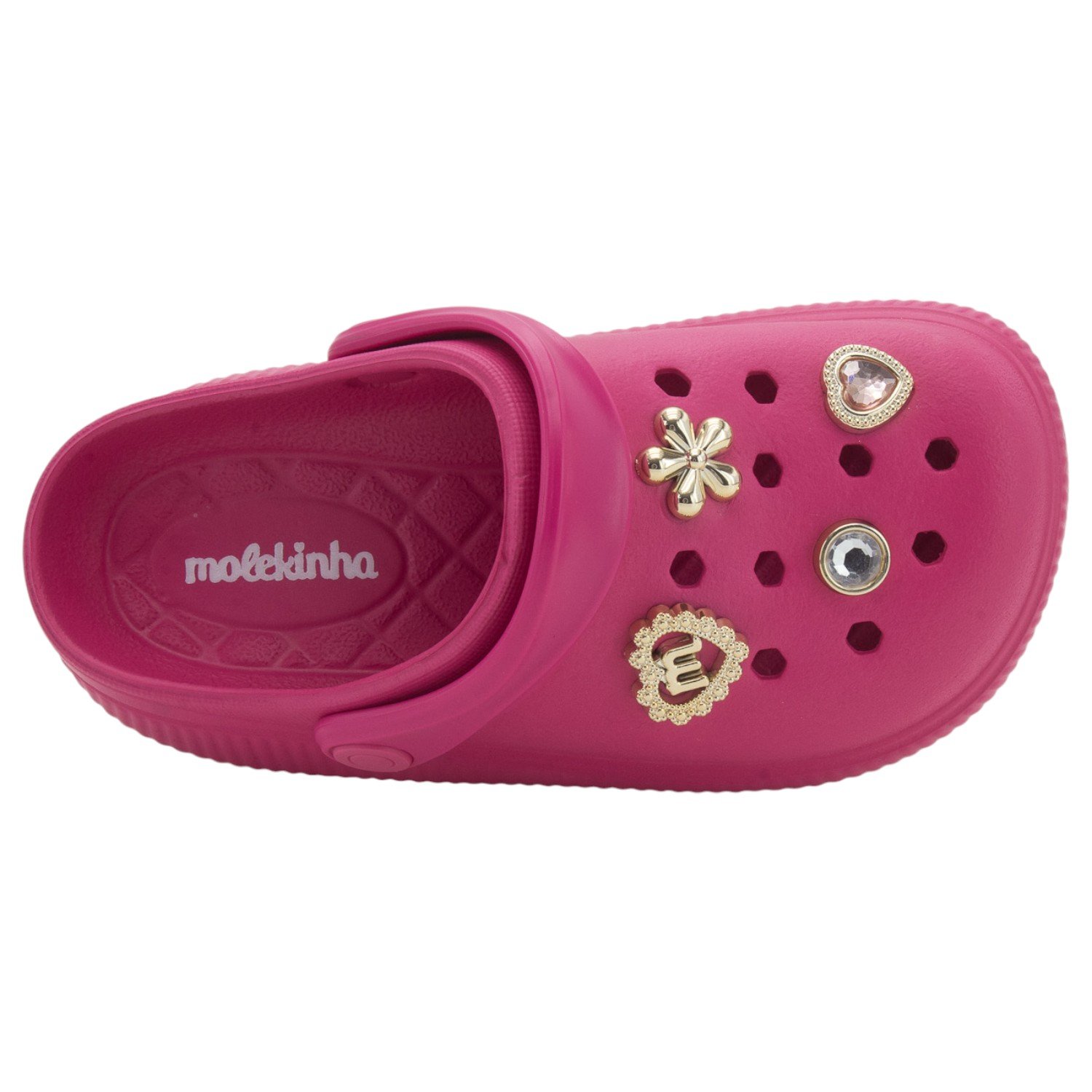 Babuche Infantil Menina Molekinha 2591.103 - Pink Pink 5