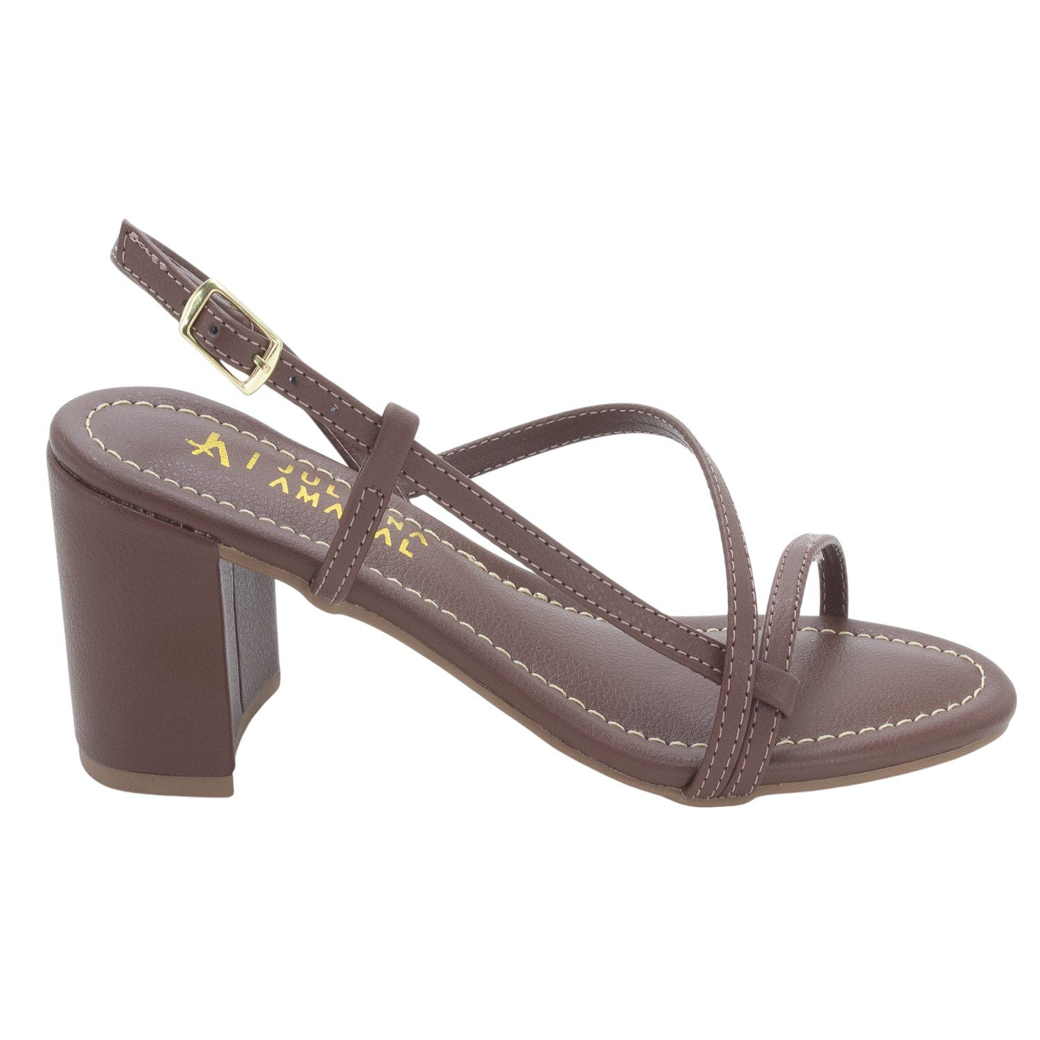 Sandália Feminina Juliana Amaral STR725 - Marrom