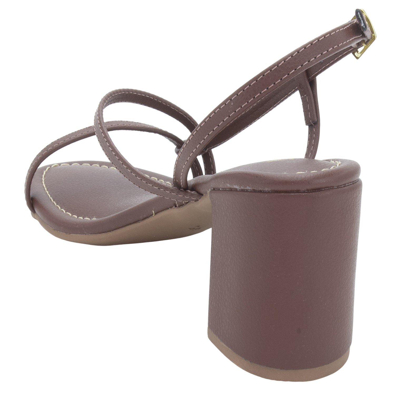 Sandália Feminina Juliana Amaral STR725 - Marrom Marrom 3