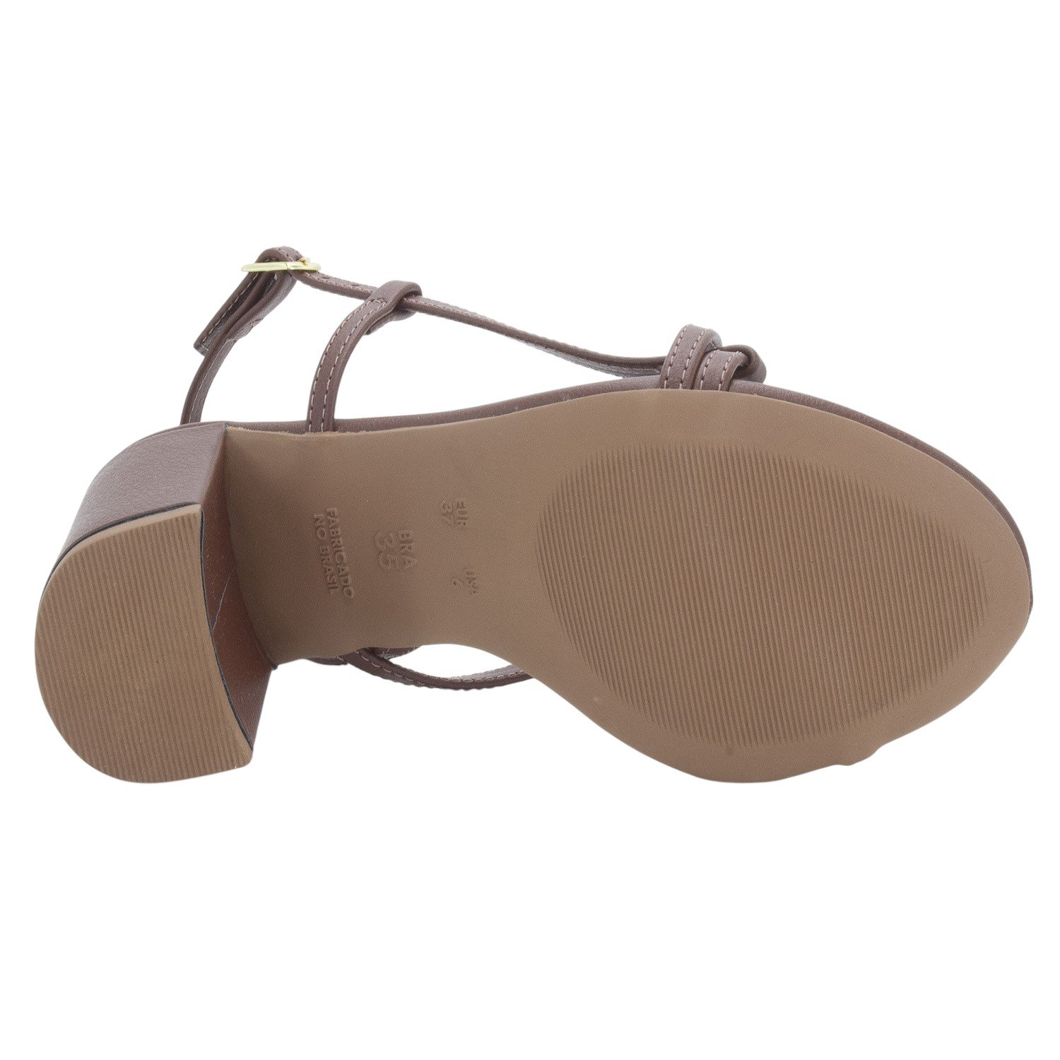 Sandália Feminina Juliana Amaral STR725 - Marrom Marrom 4