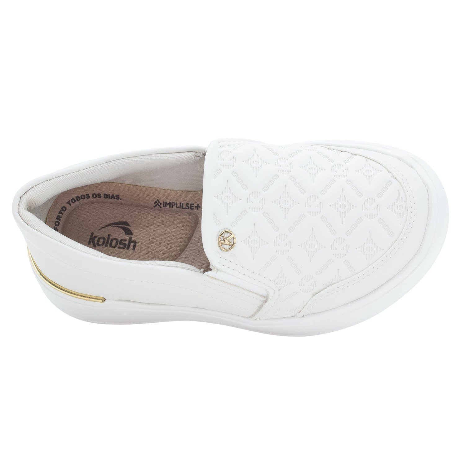 Tênis Feminino Kolosh C4283 - Off White Branco 5