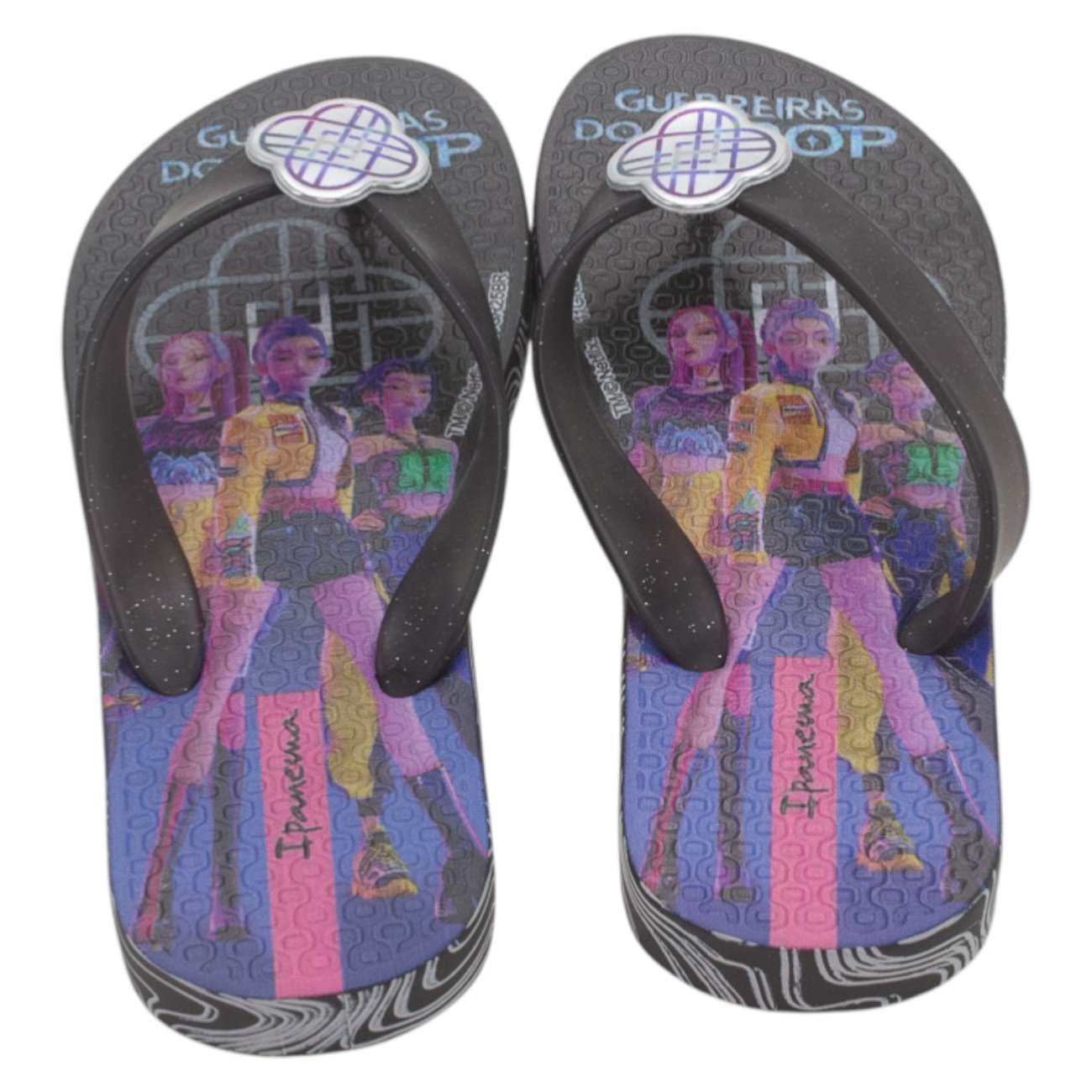 Chinelo Infantil Menina Ipanema Guerreiras Do K-POP - Preto Preto 3
