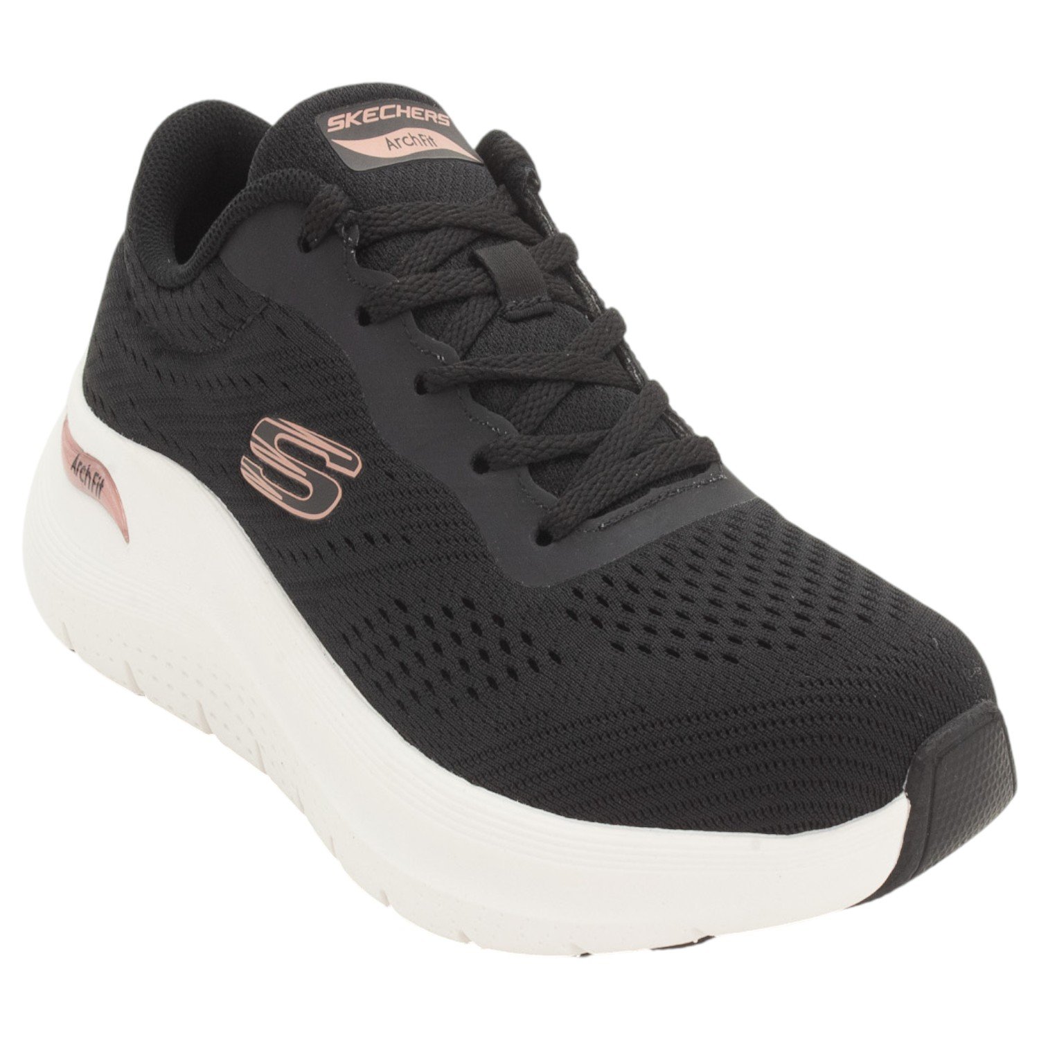 Tênis Feminino Skechers Arch Fit 2.0 - Big League - Preto Preto 2