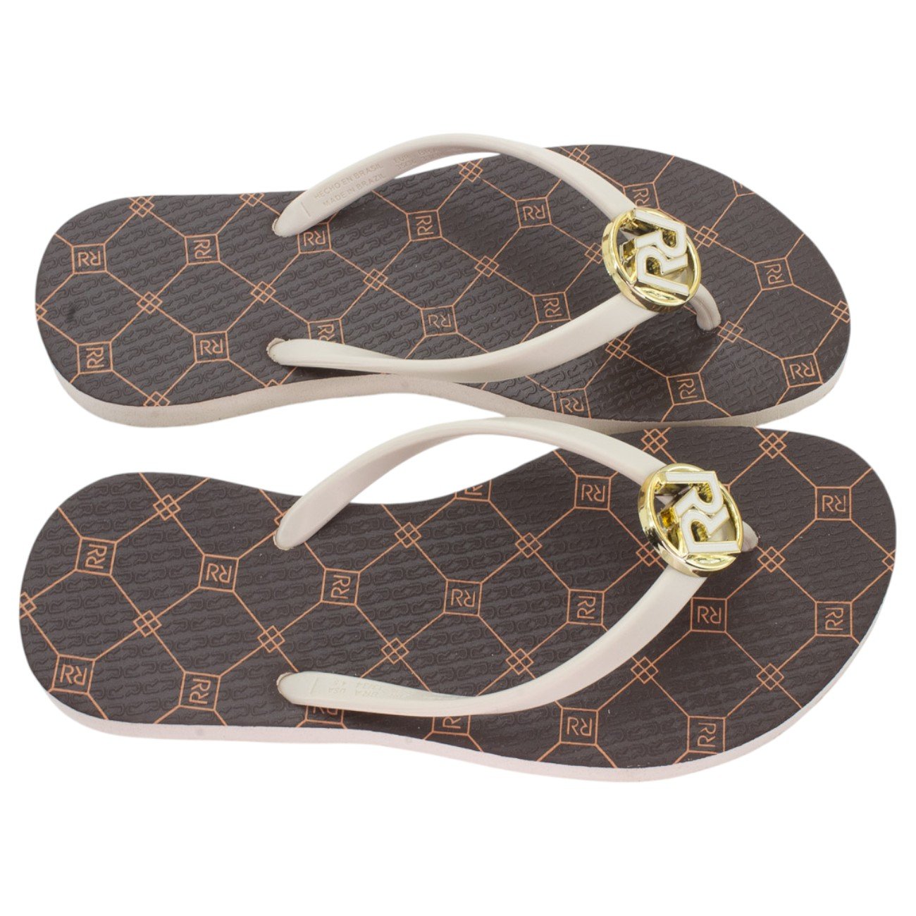 Chinelo Feminino Rafitthy 237.25101 - Marrom Bege 2