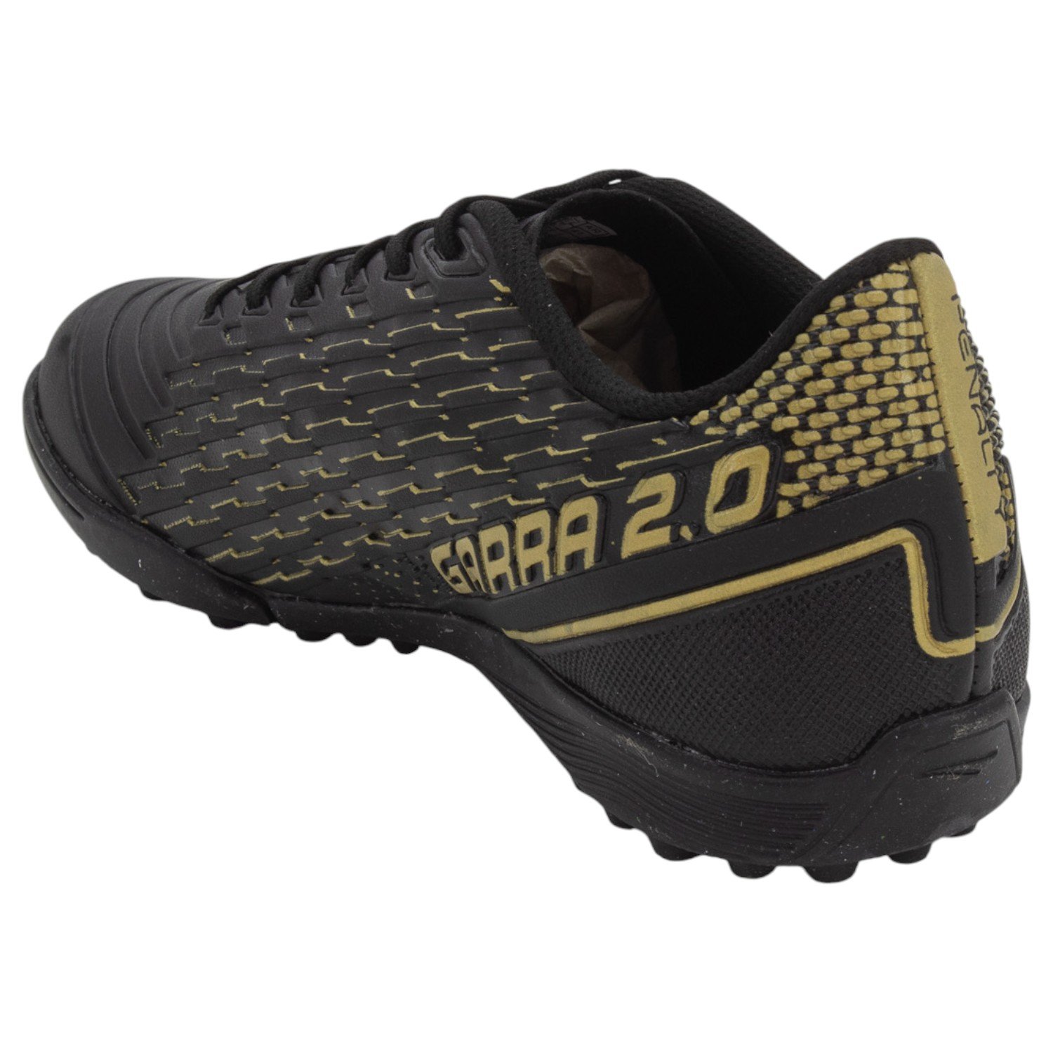 Chuteira Society Masculina Penalty Garra Y-2.0 - Preto Preto 3