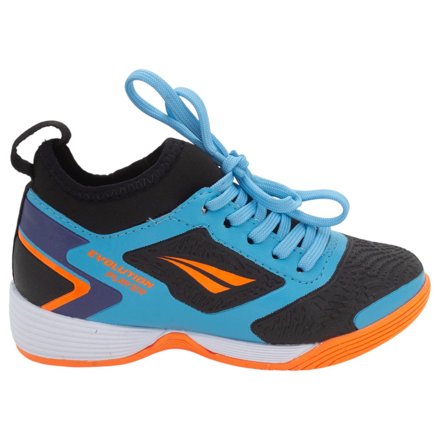 Chuteira Futsal Infantil Menino Penalty Evolution Player Y-1 - Azul