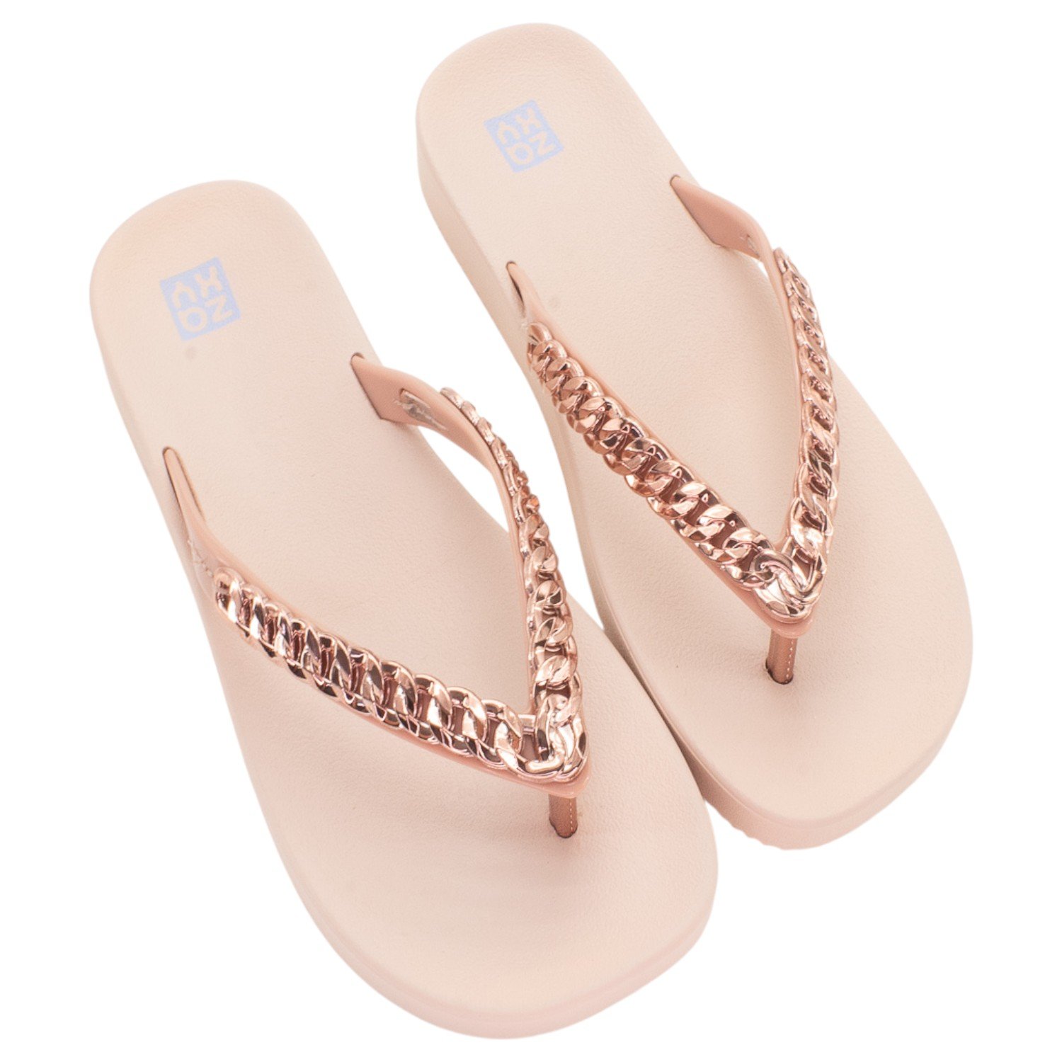 Chinelo Feminino Zaxy Hype - Nude
