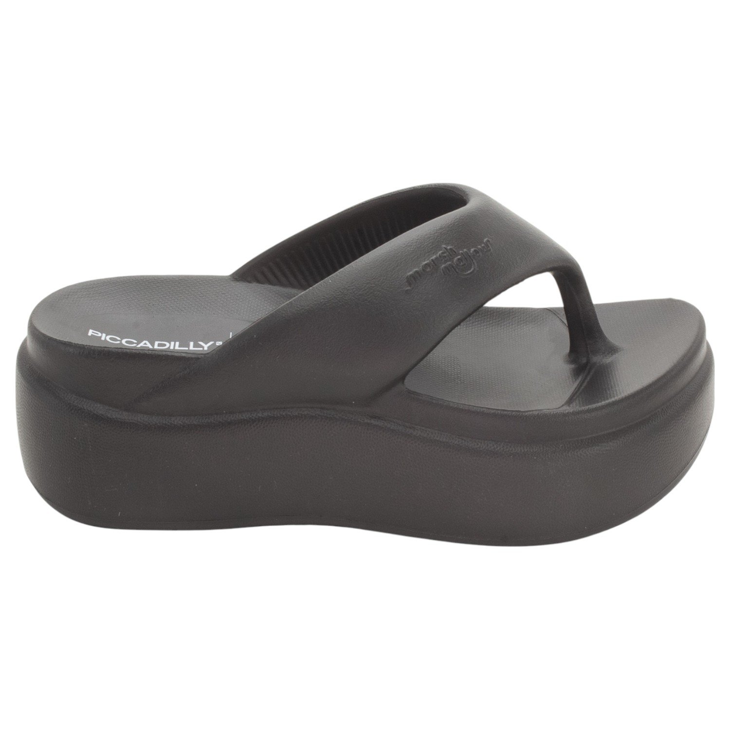 Chinelo Feminino Piccadilly Marshmallow - Preto