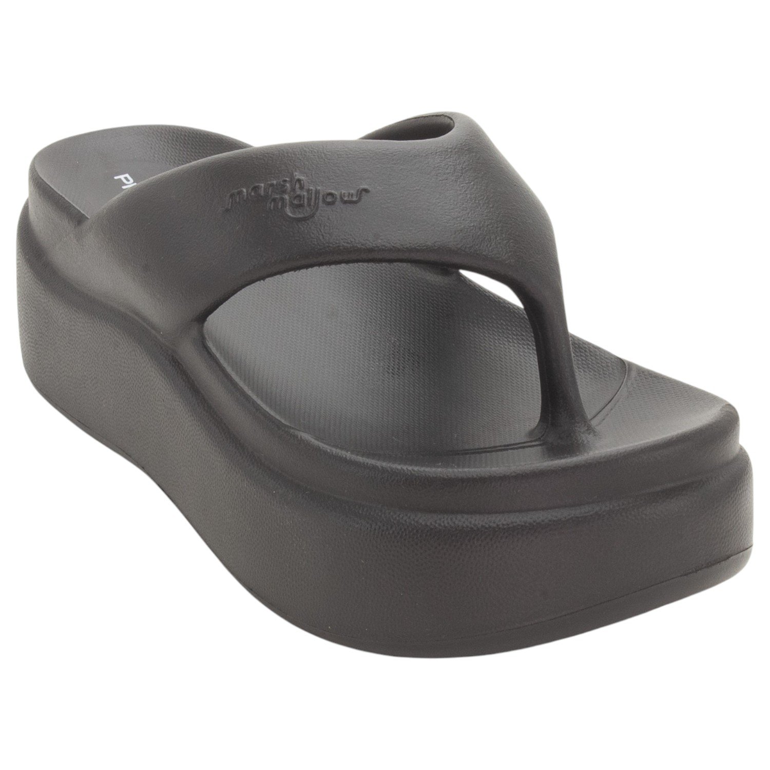 Chinelo Feminino Piccadilly Marshmallow - Preto Preto 2