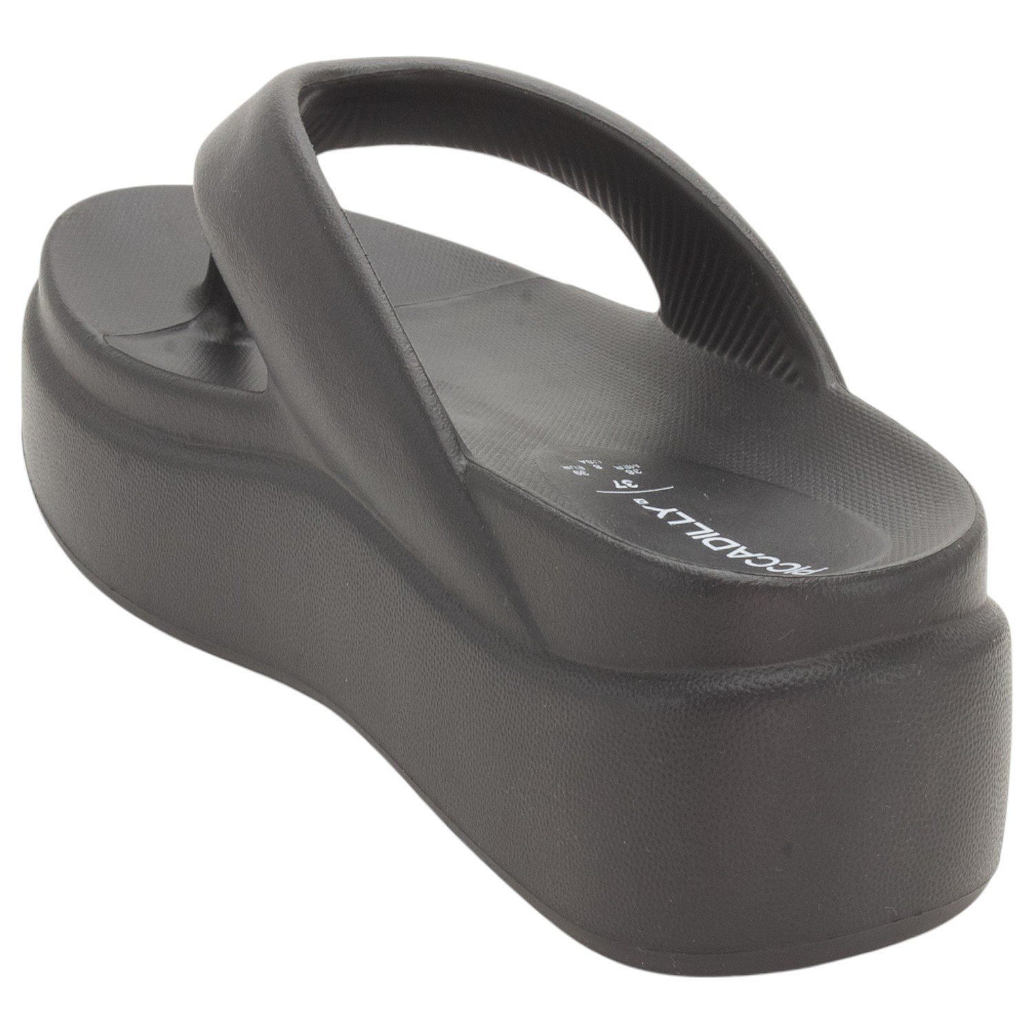 Chinelo Feminino Piccadilly Marshmallow - Preto Preto 3