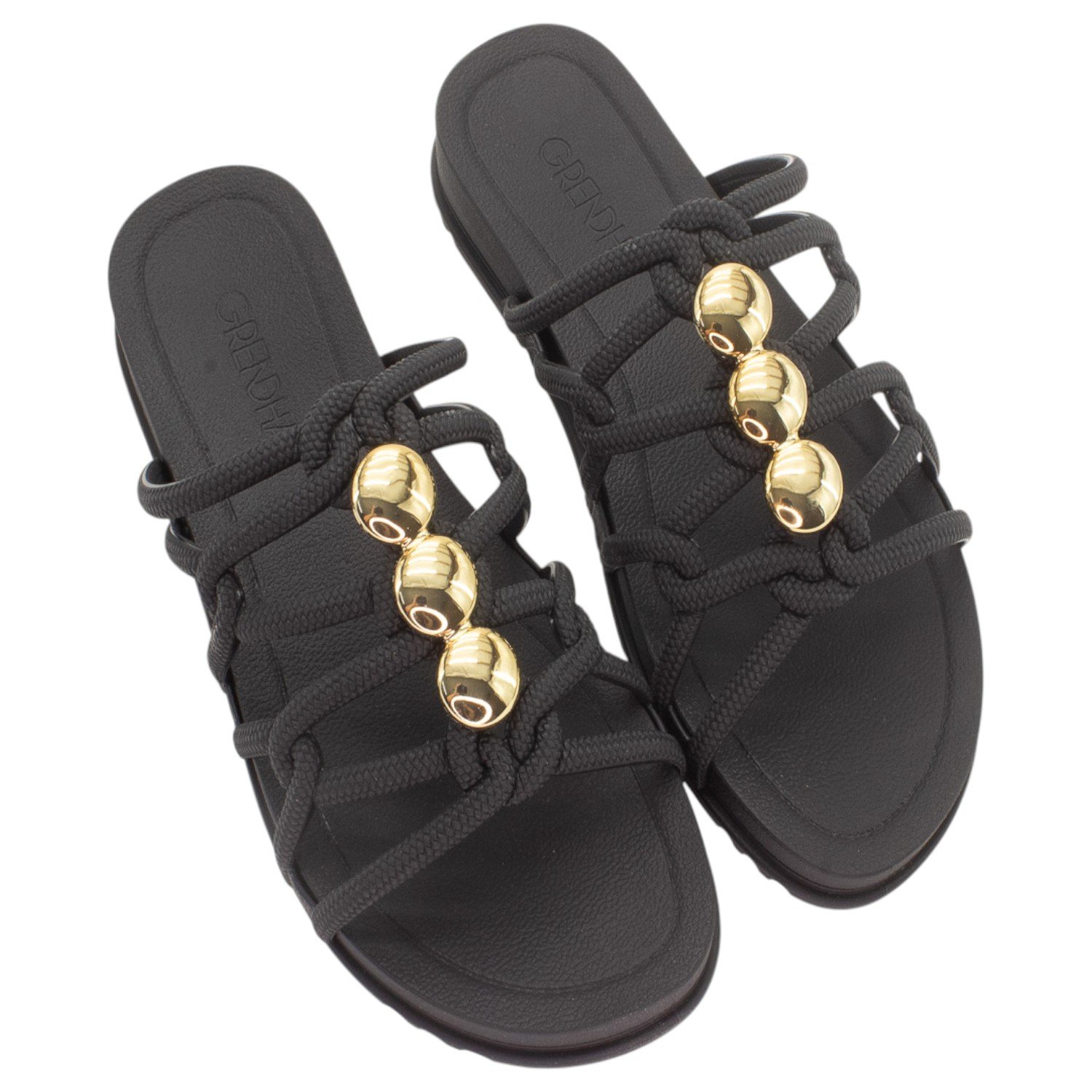 Chinelo Feminino Grendha Envolver - Preto