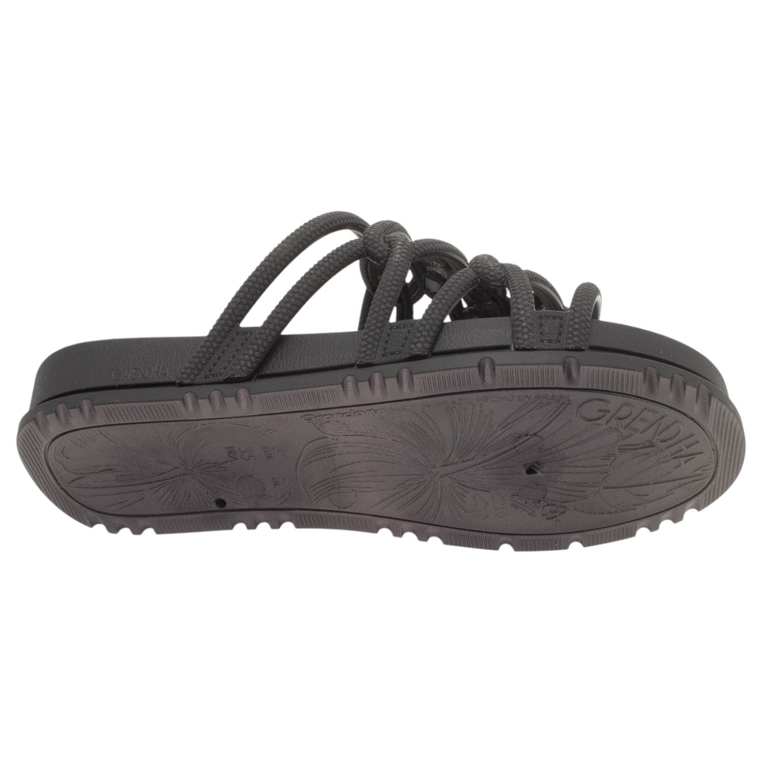 Chinelo Feminino Grendha Envolver - Preto Preto 4