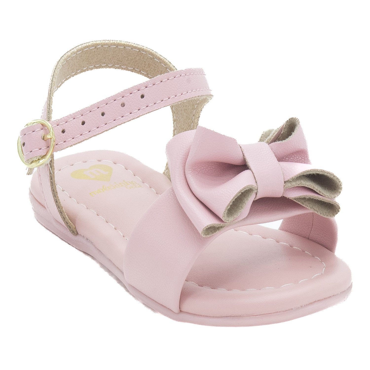 Sandália Infantil Menina Molekinha 2114.275 - Rosa Rosa 2