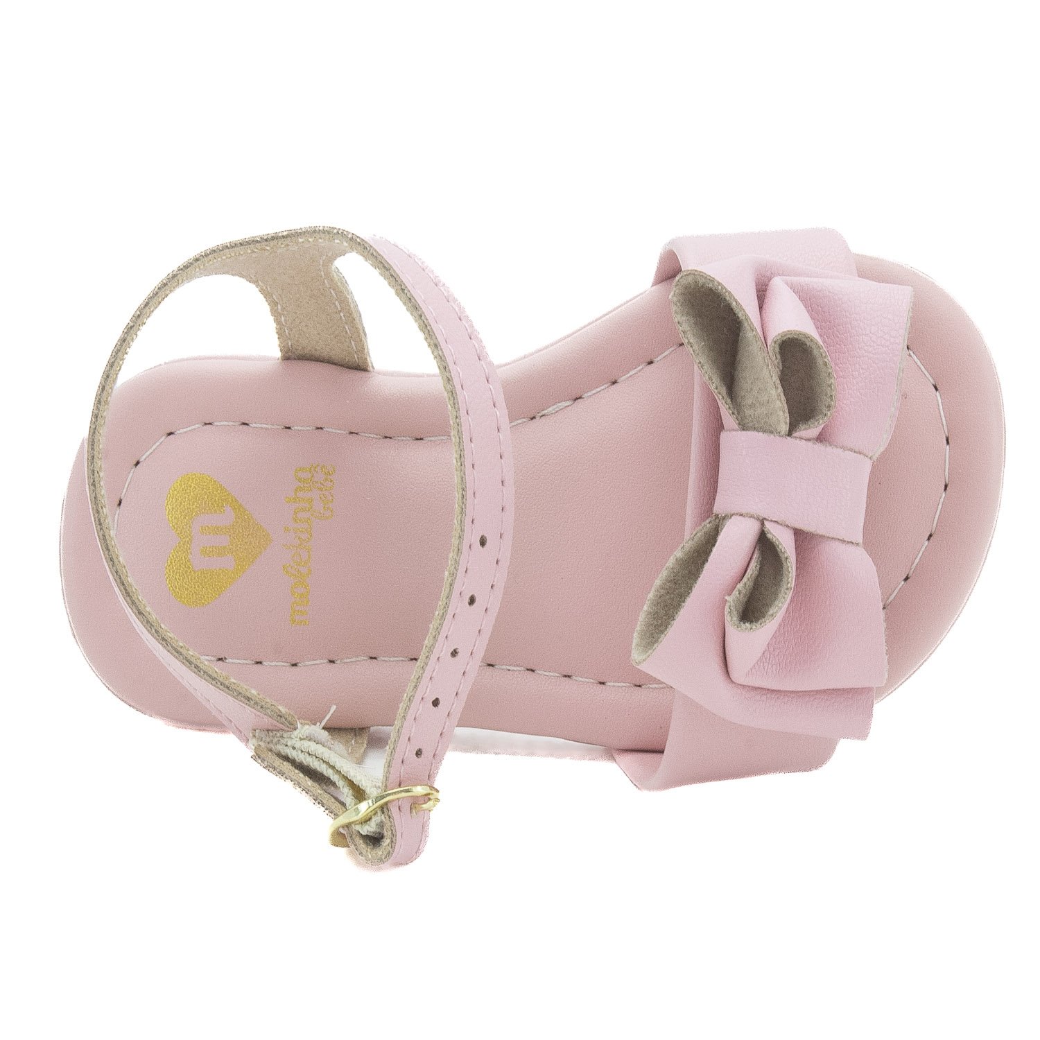 Sandália Infantil Menina Molekinha 2114.275 - Rosa Rosa 5