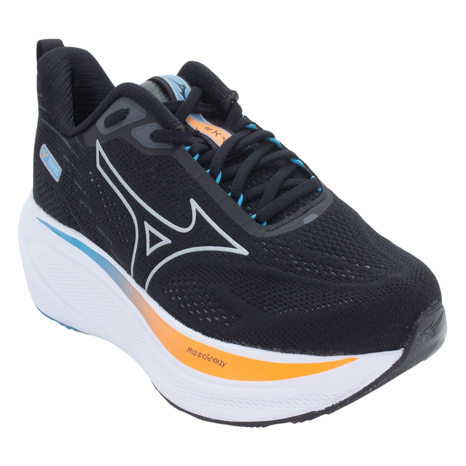 Tênis Masculino Mizuno Base Prime - Preto Preto 2