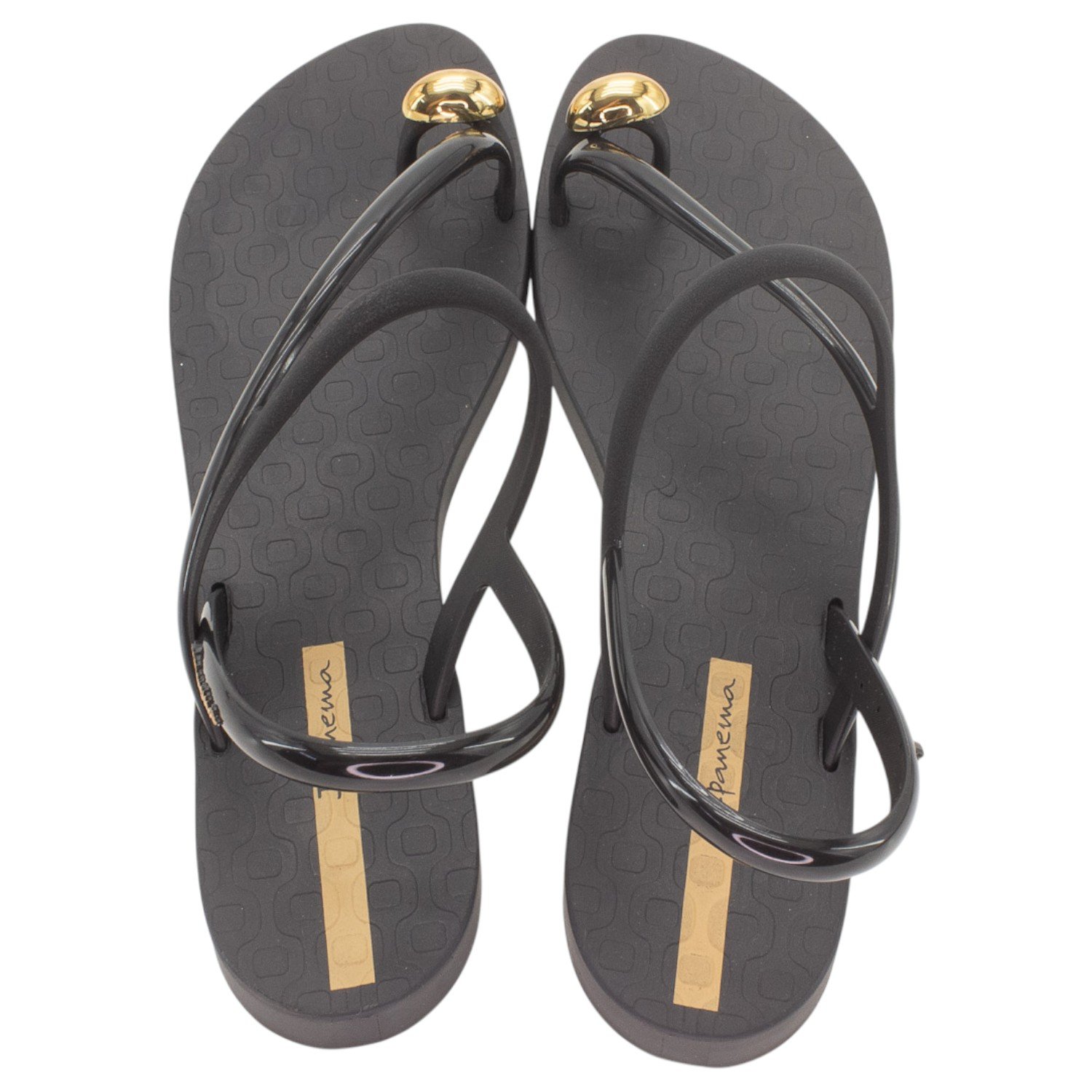 Sandália Feminina Ipanema Glam Ring - Preto Preto 3