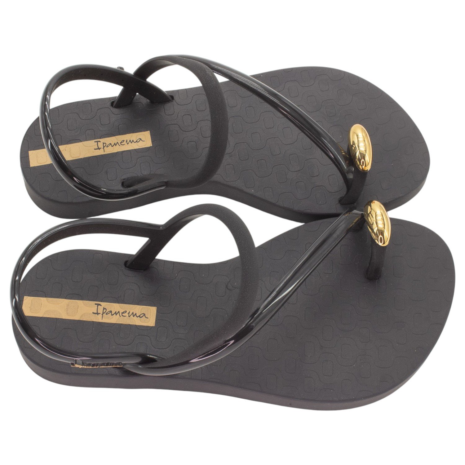 Sandália Feminina Ipanema Glam Ring - Preto Preto 2