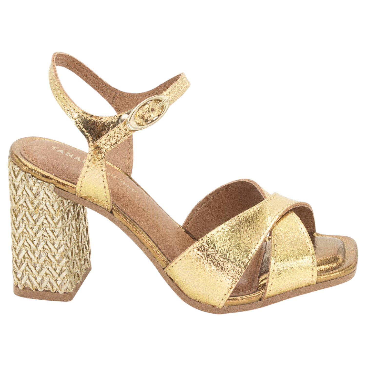 Sandália Feminina Tanara T9253 - Dourado