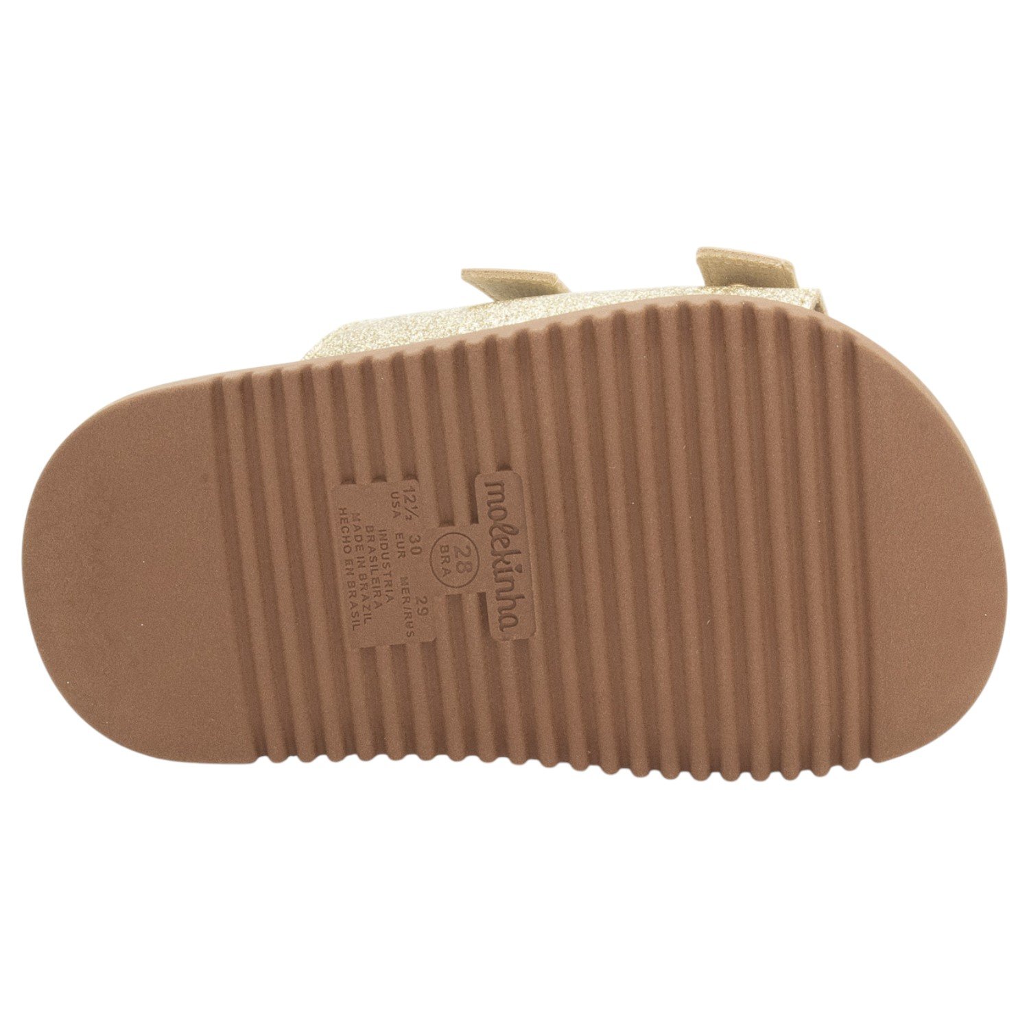 Chinelo Infantil Menina Molekinha 2357.103 - Dourado Dourado 4