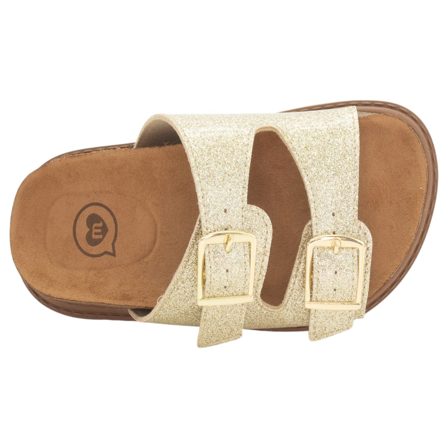 Chinelo Infantil Menina Molekinha 2357.103 - Dourado Dourado 5