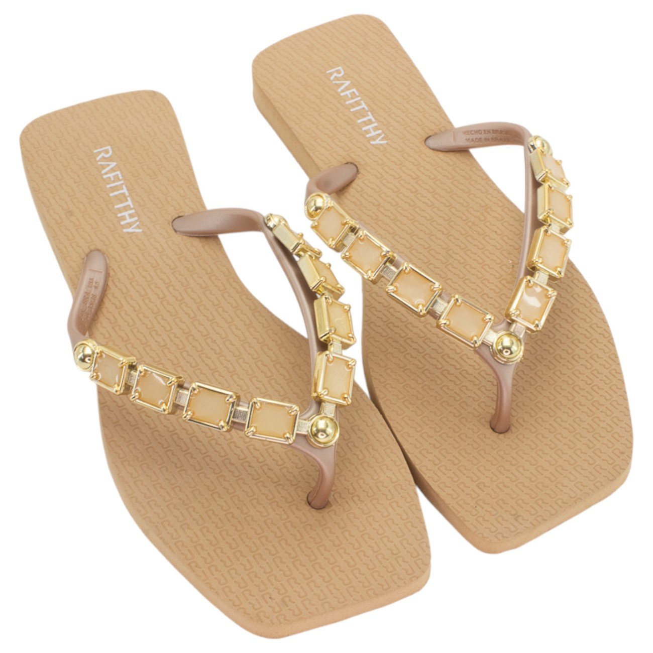 Chinelo Feminino Rafitthy 249.25151 - Bege