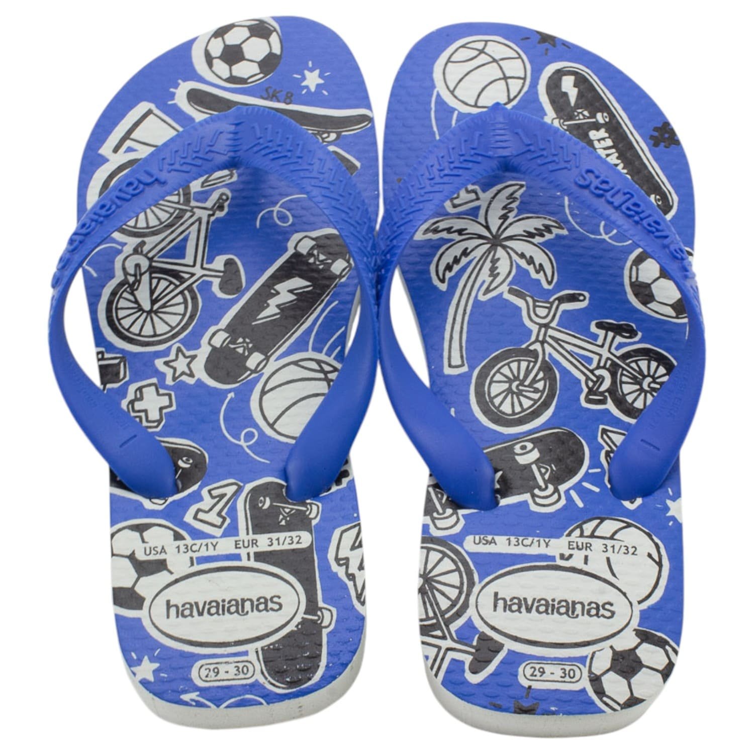 Chinelo Infantil Menino Havaianas Athletic - Azul Azul 3