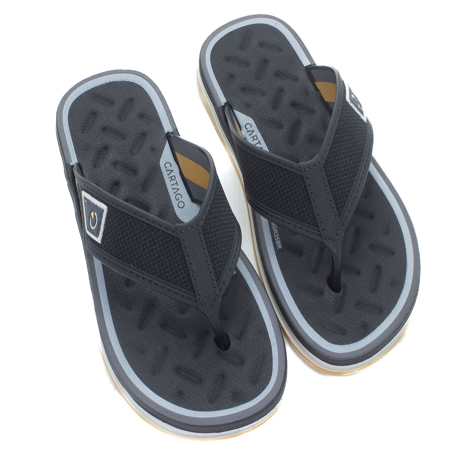 Chinelo Infantil Menino Cartago Malaga Sport - Preto