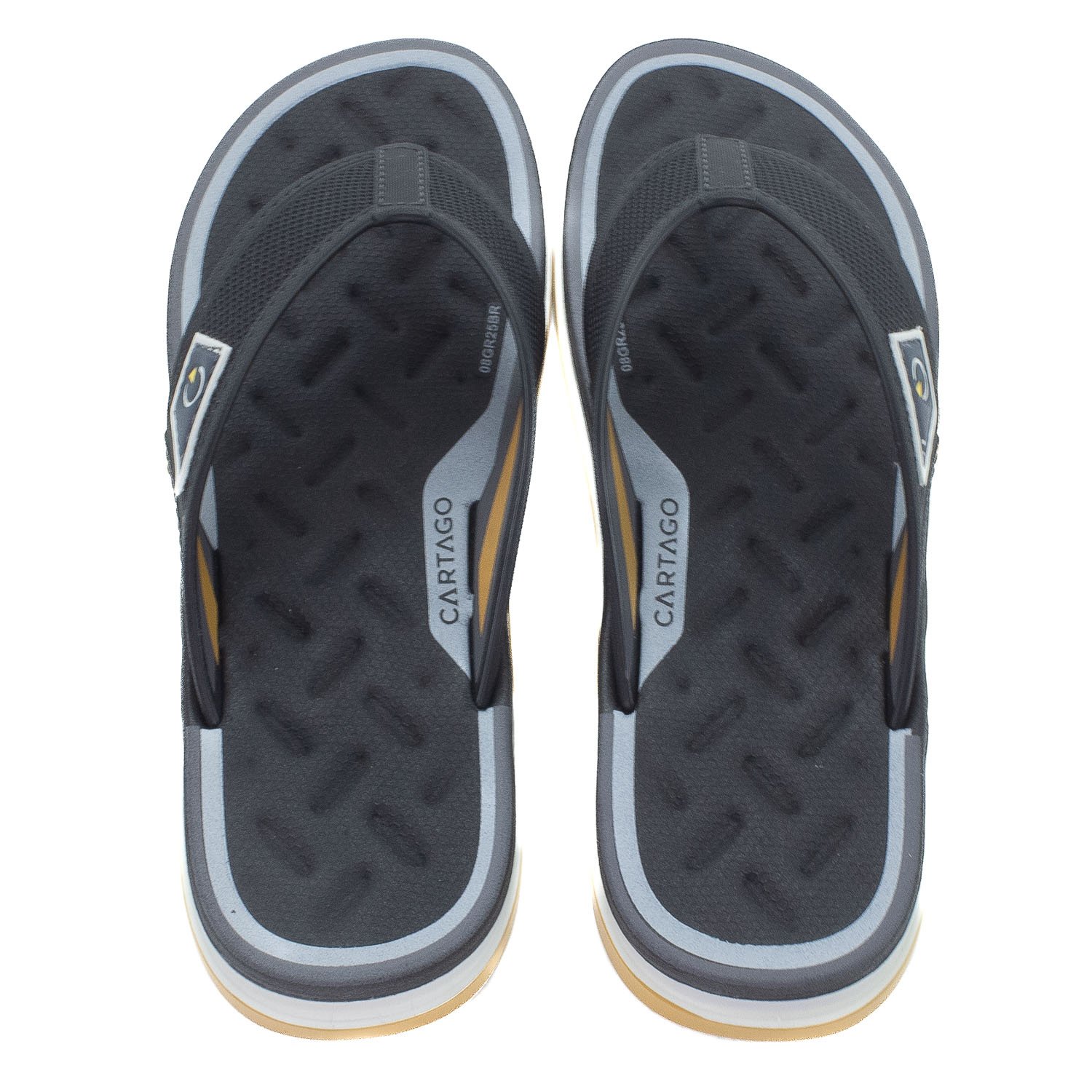 Chinelo Infantil Menino Cartago Malaga Sport - Preto Preto 3