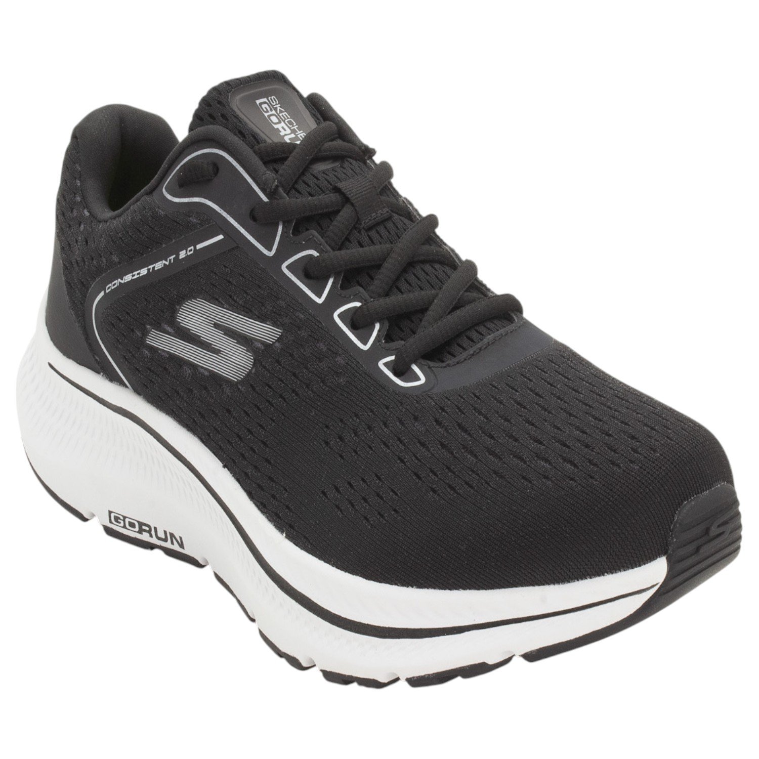 Tênis Masculino Skechers Go Run Consistent 2.0 - Preto Preto 2
