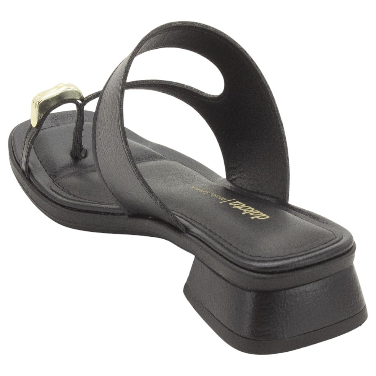 Tamanco Feminino Dakota Y8874 - Preto Preto 3