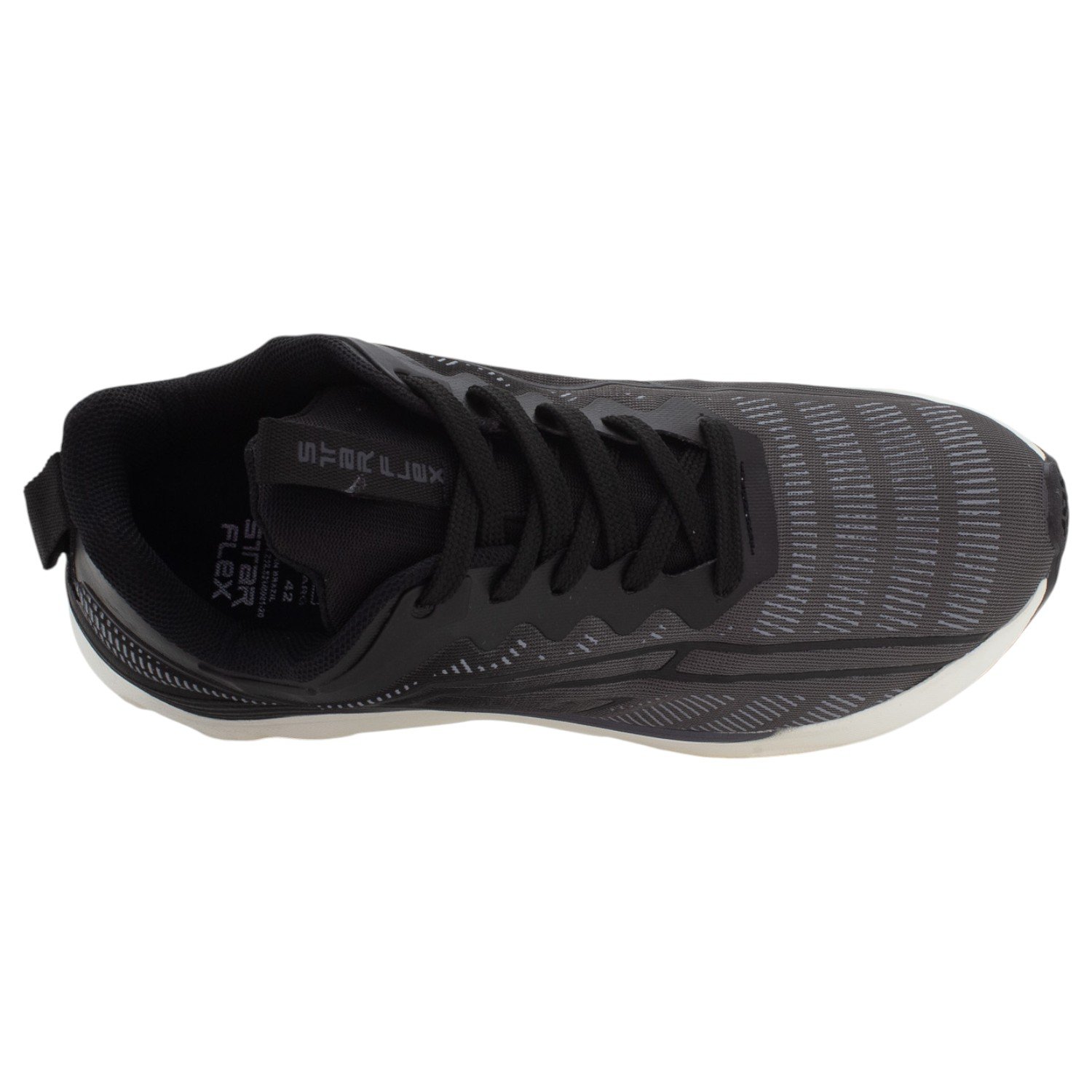 Tênis Masculino Star Flex 1845 - Preto Preto 5