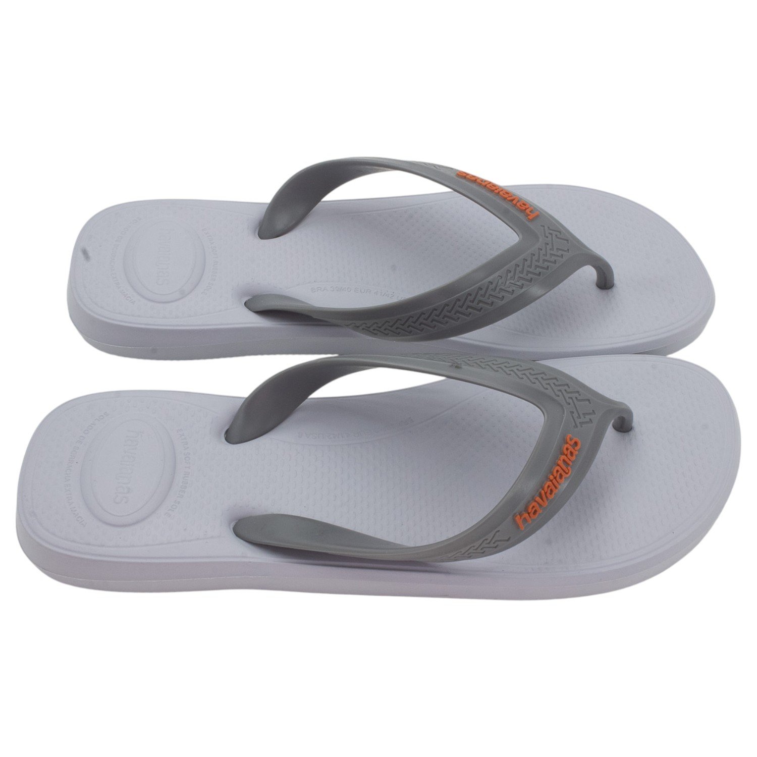 Chinelo Masculino Havaianas Top Max Comfort - Cinza Cinza 2