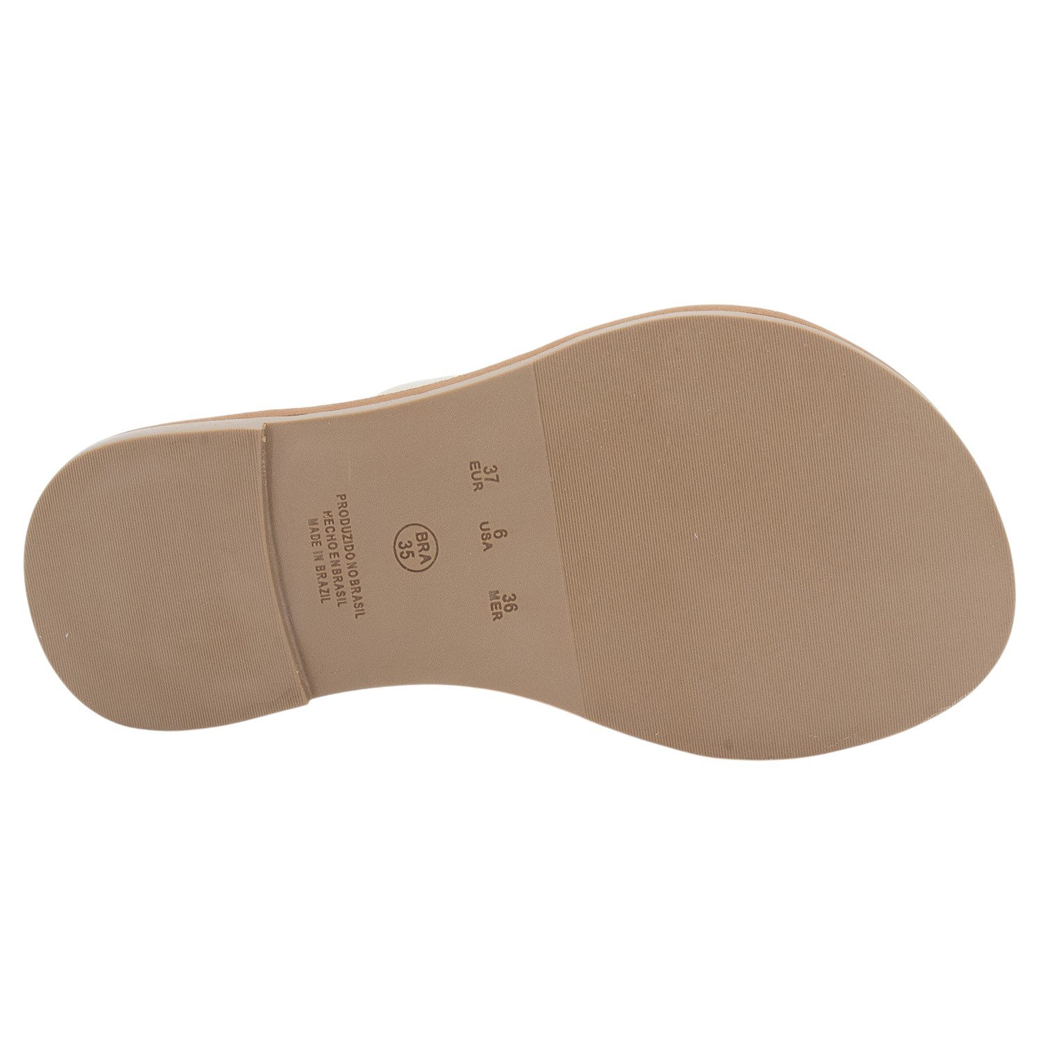 Rasteira Feminina Sua Cia 8395.16144 - Dourado Dourado 4