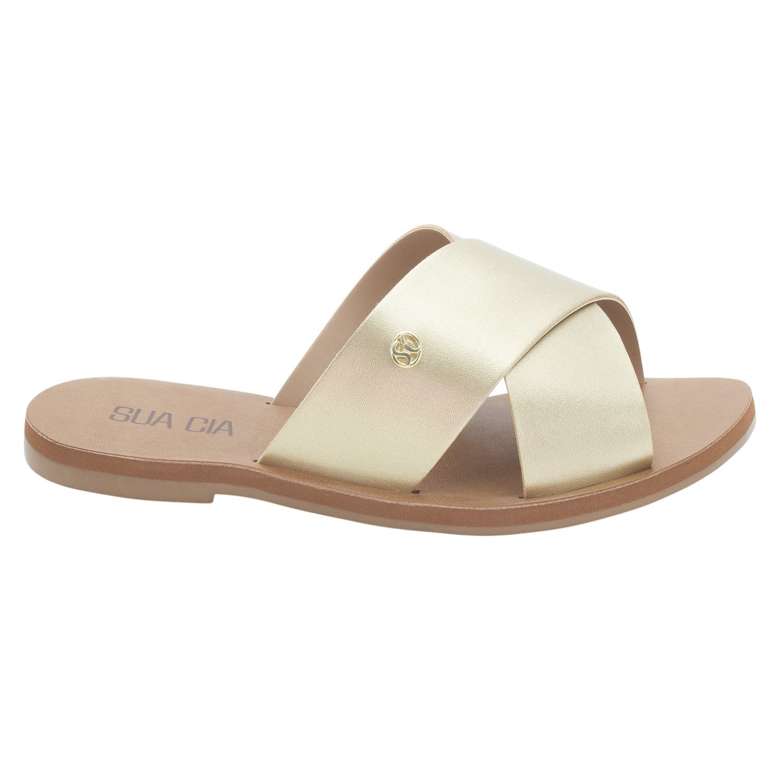Rasteira Feminina Sua Cia 8395.16144 - Dourado