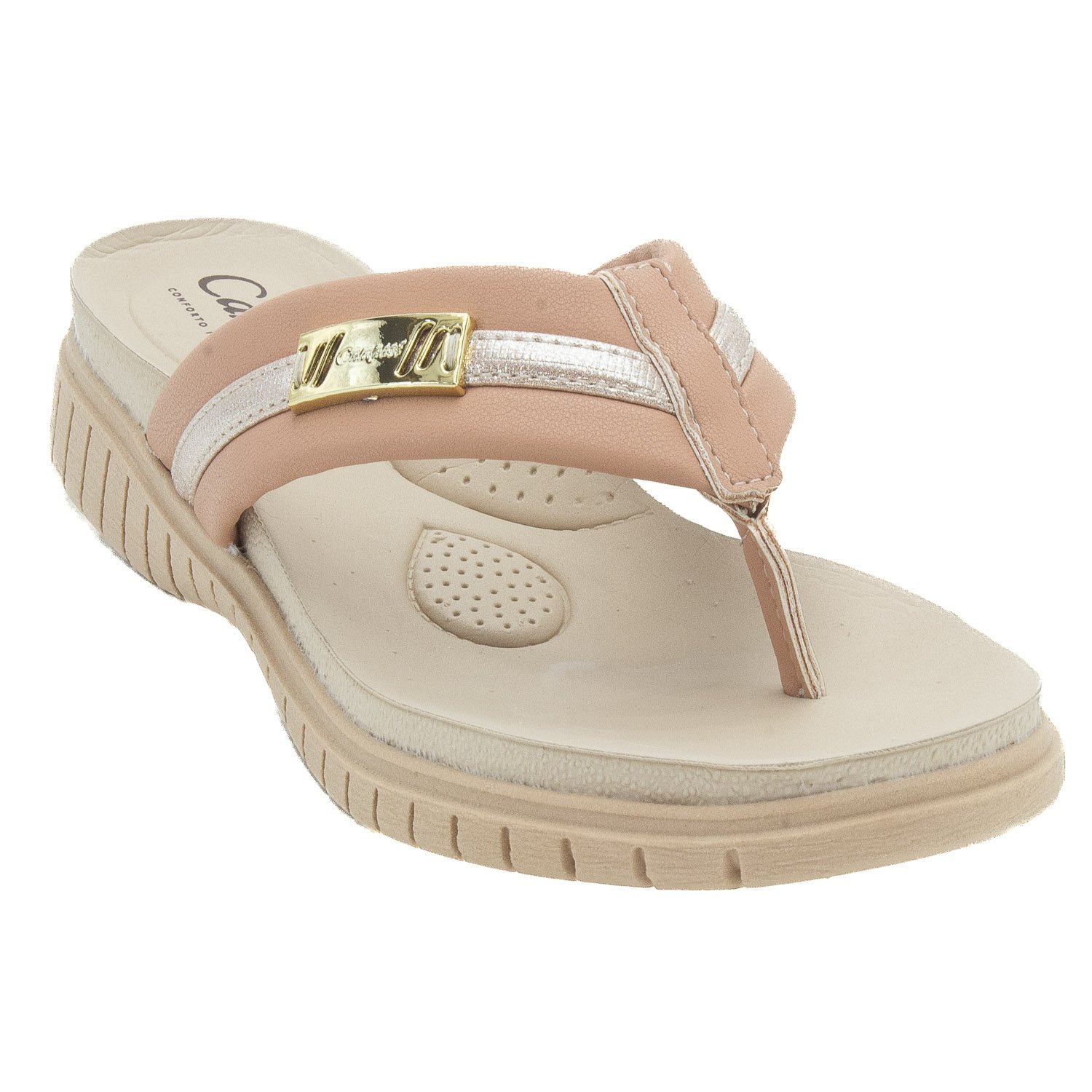 Chinelo Feminino Campesí CE242 - Nude Bege 2