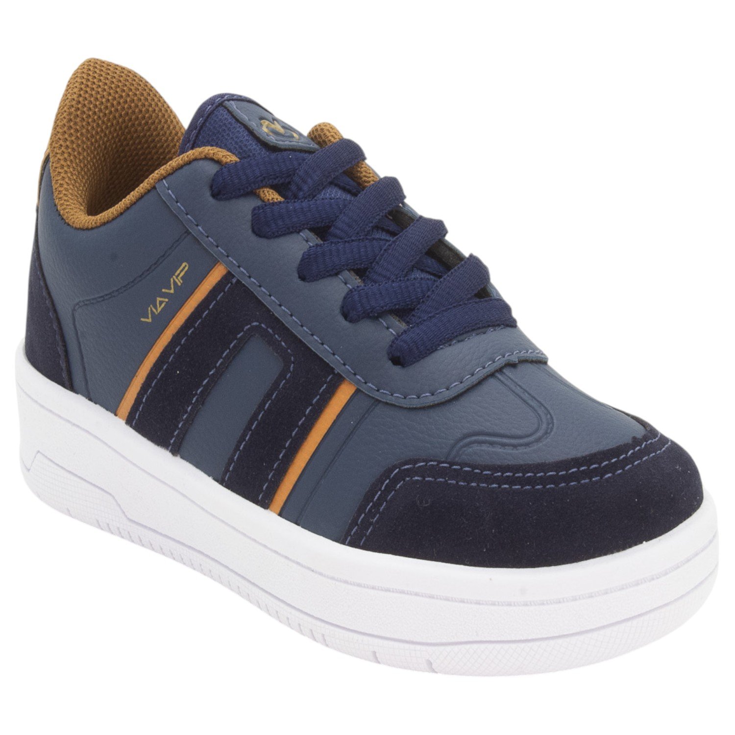 Tênis Infantil Menino Via Vip VV4515 - Azul Azul 2