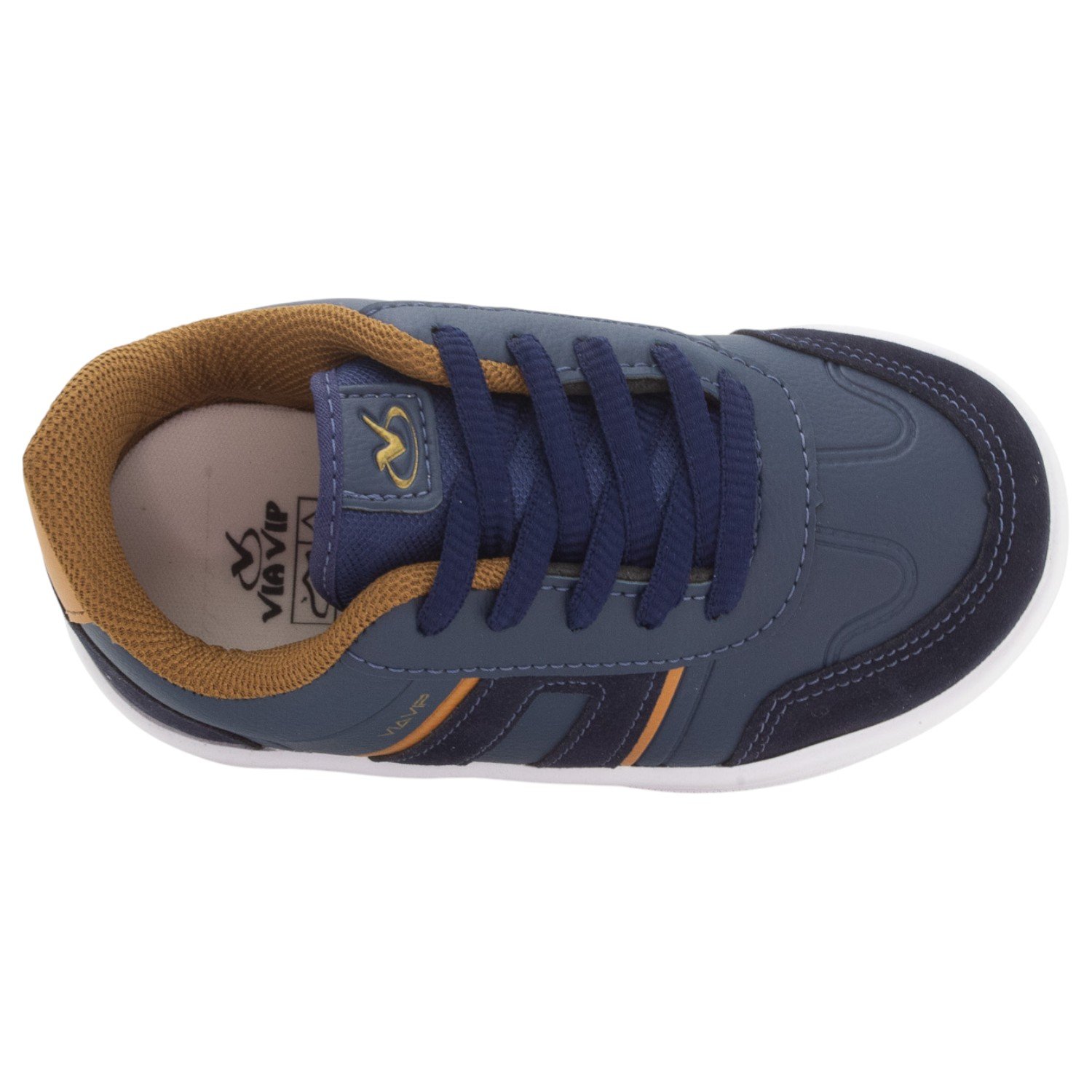 Tênis Infantil Menino Via Vip VV4515 - Azul Azul 5